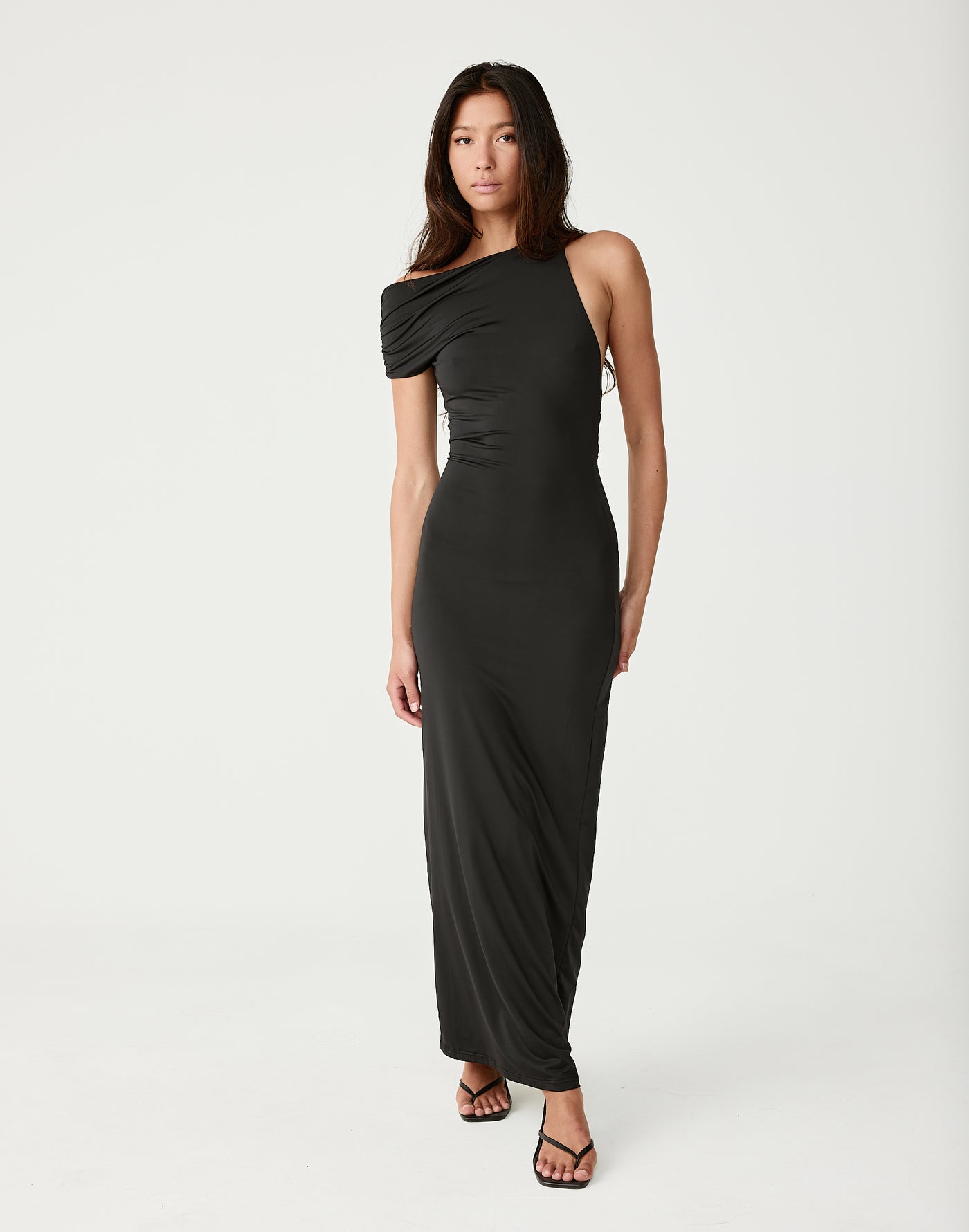  - Women's Dress - Charcoal Clothing