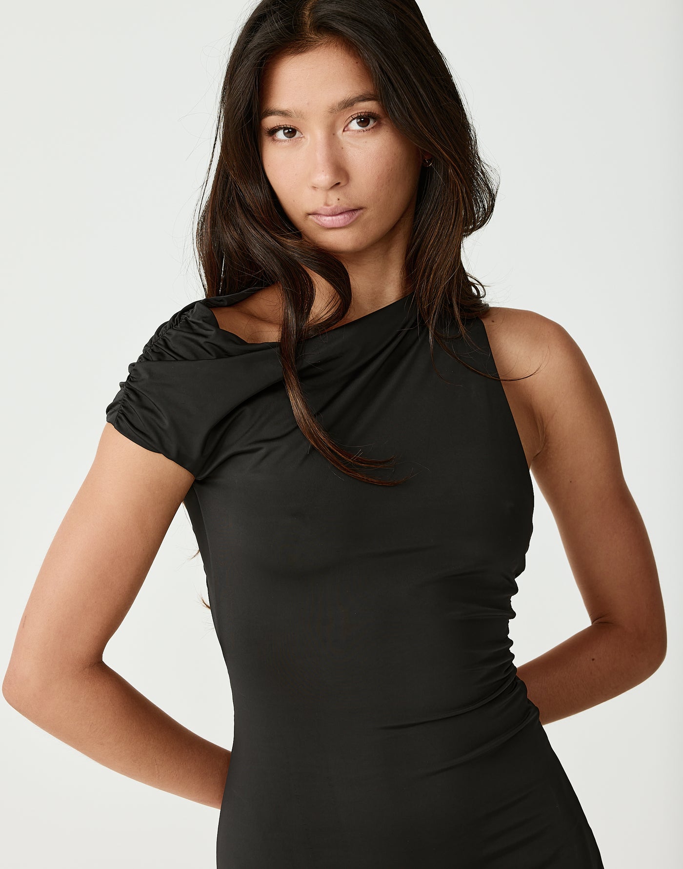  - Women's Dress - Charcoal Clothing