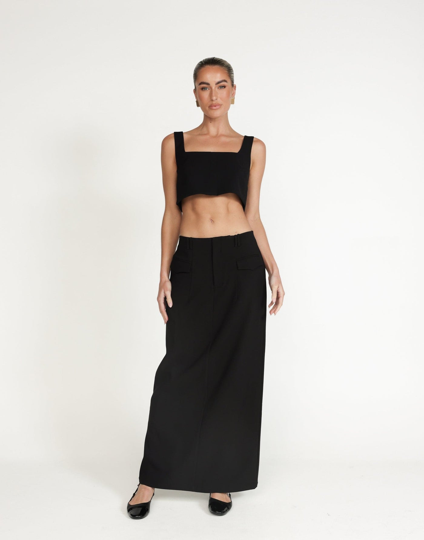 Sherin Maxi Skirt (Black) | CHARCOAL Exclusive - - Women's Skirt - Charcoal Clothing