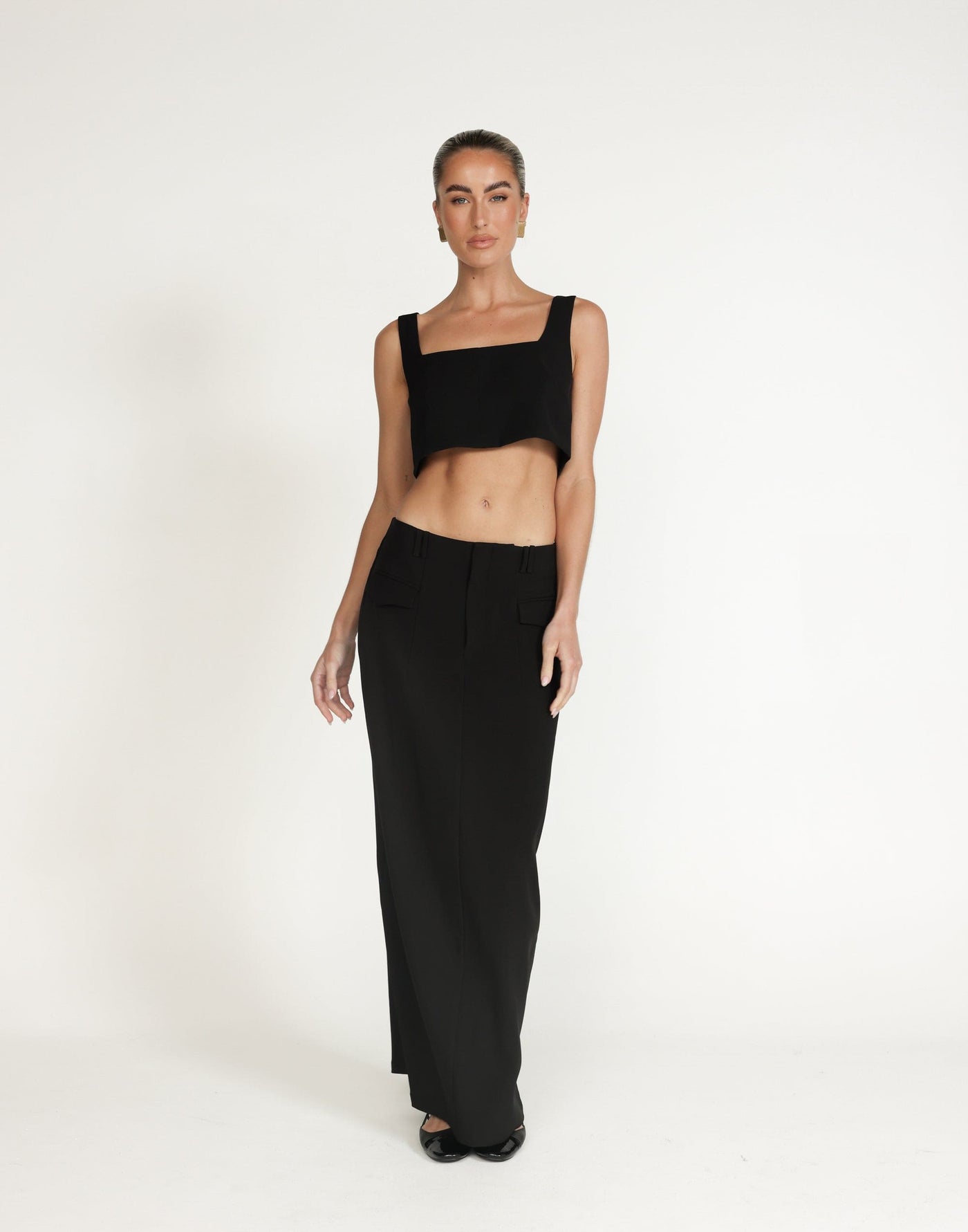 Sherin Maxi Skirt (Black) | CHARCOAL Exclusive - - Women's Skirt - Charcoal Clothing
