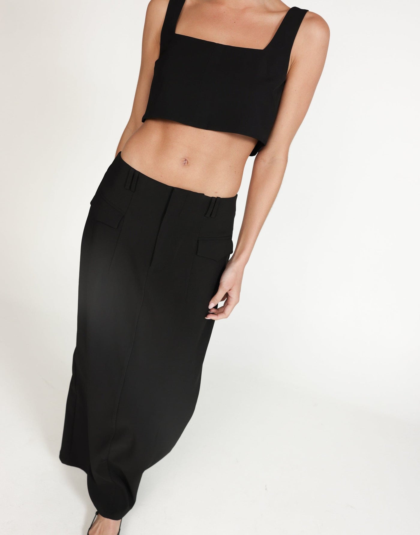 Sherin Maxi Skirt (Black) | CHARCOAL Exclusive - - Women's Skirt - Charcoal Clothing