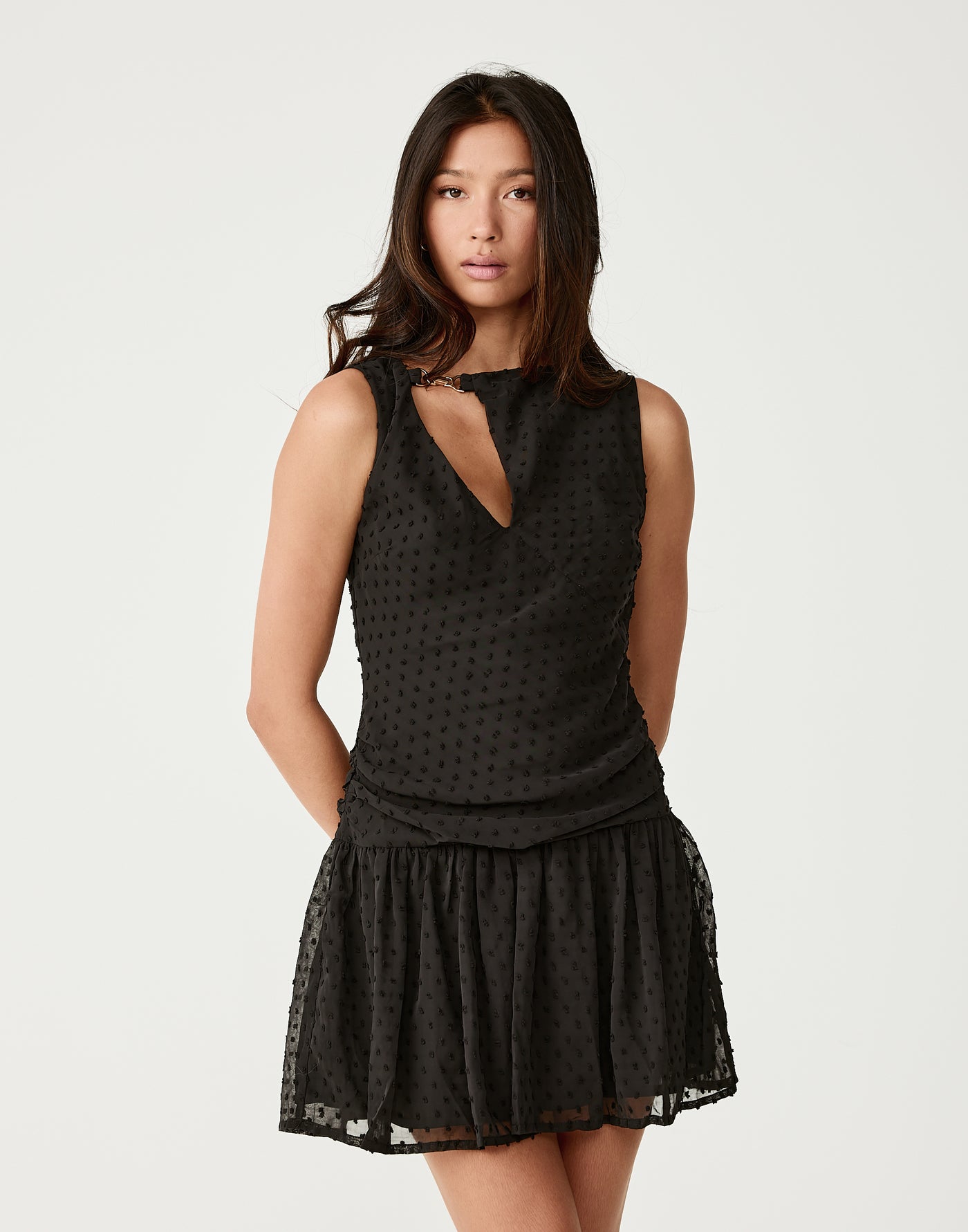  - Women's Dress - Charcoal Clothing
