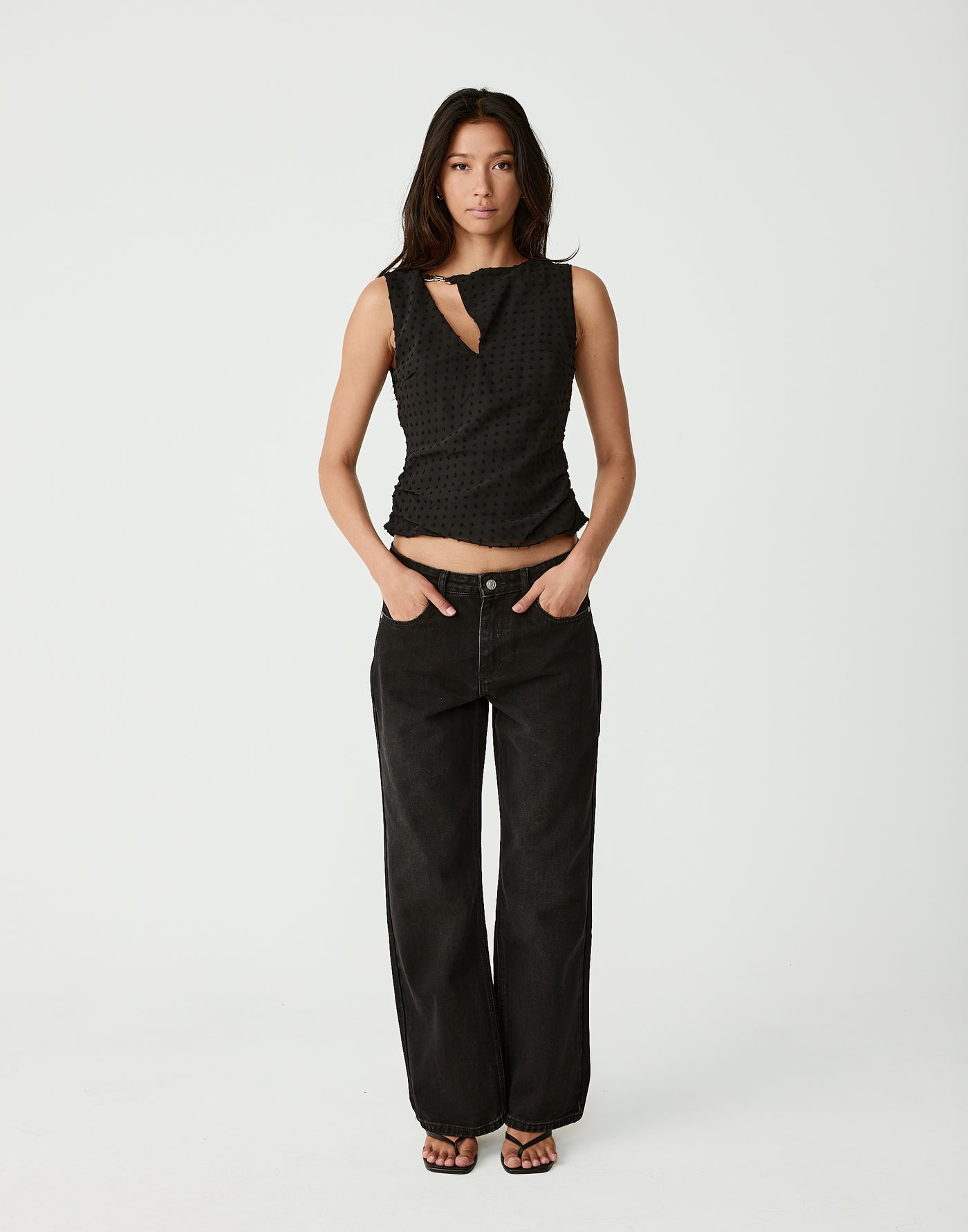  - Women's Top - Charcoal Clothing
