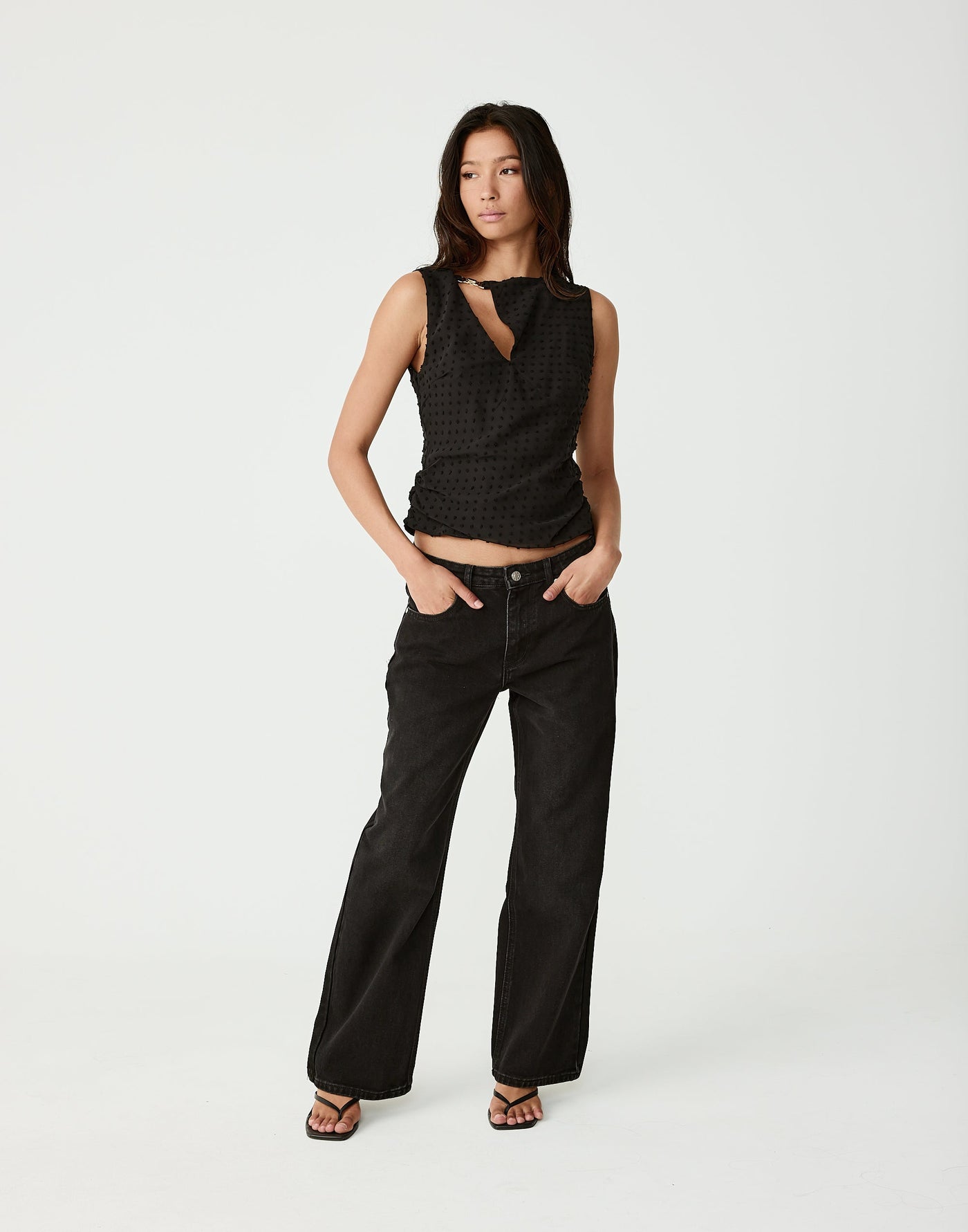  - Women's Top - Charcoal Clothing