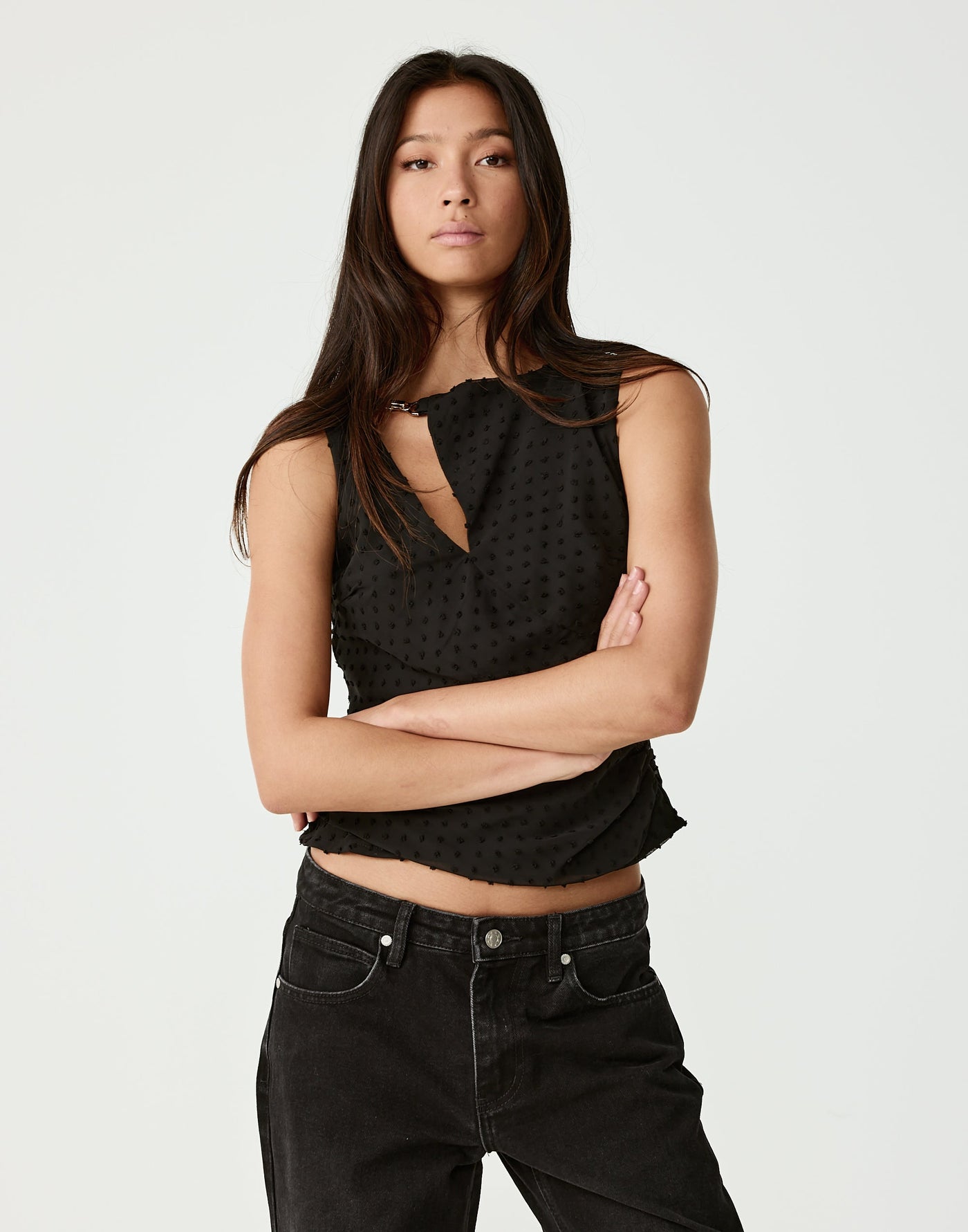  - Women's Top - Charcoal Clothing