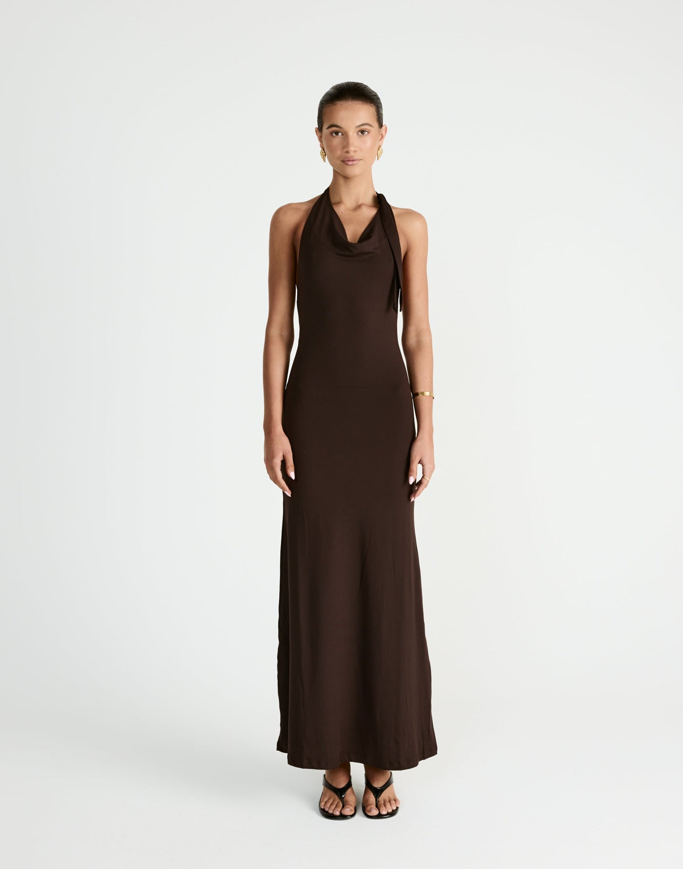 Jairo Maxi Dress (Chocolate) - CHARCOAL Exclusive - - Women's Dress - Charcoal Clothing