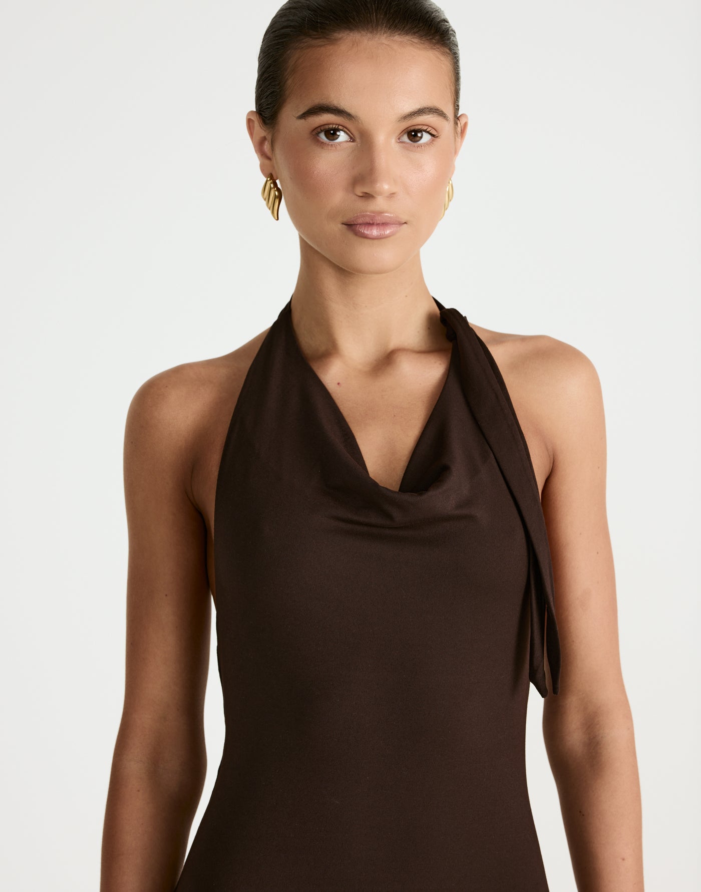 Jairo Maxi Dress (Chocolate) - CHARCOAL Exclusive - - Women's Dress - Charcoal Clothing