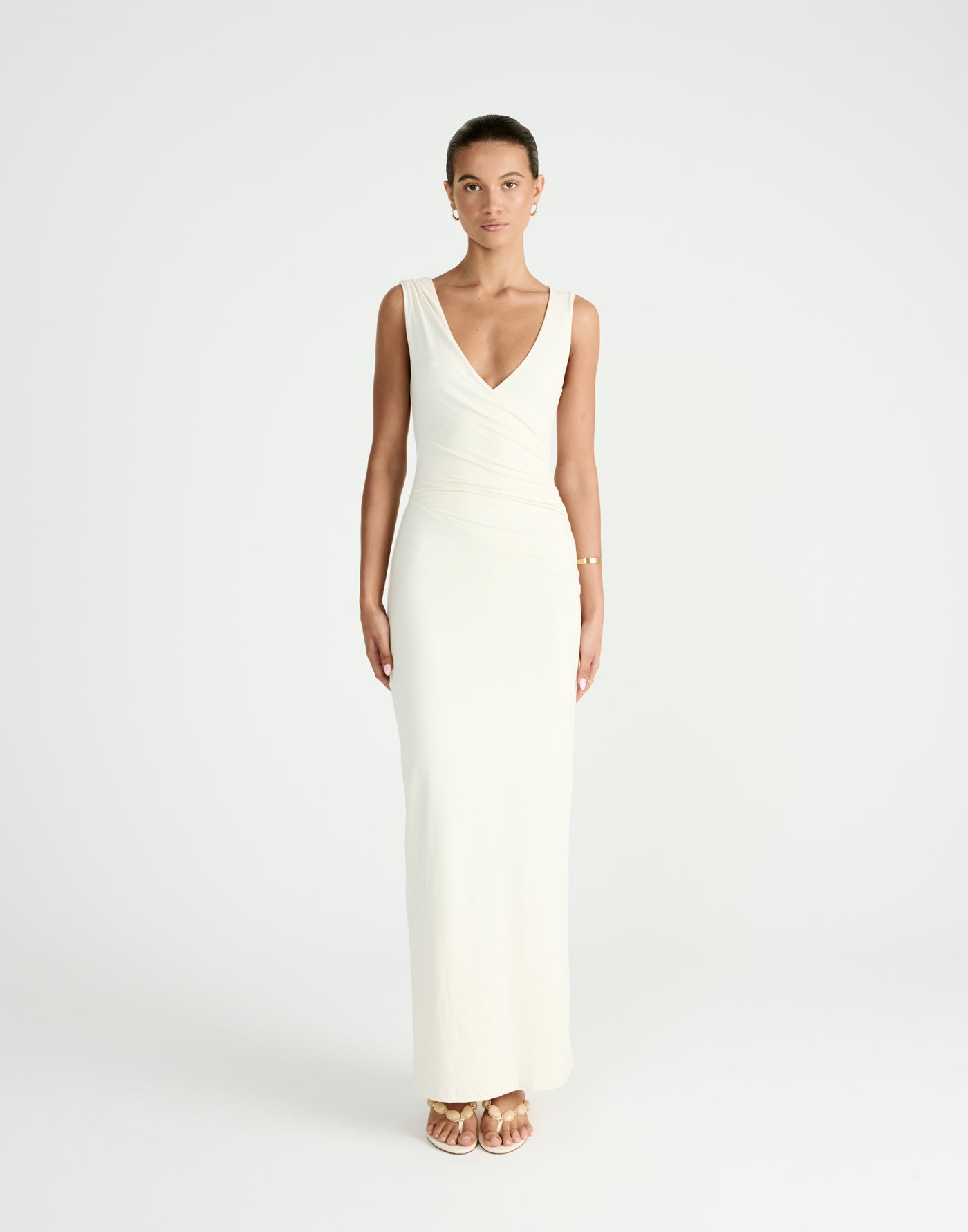 Cory Maxi Dress (Oat) - CHARCOAL Exclusive - - Women's Dress - Charcoal Clothing