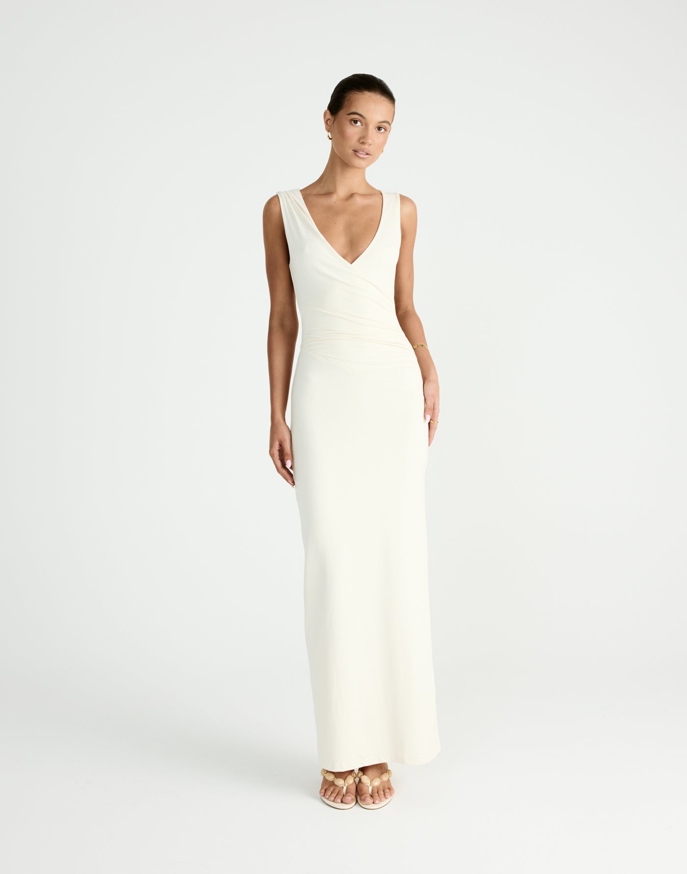 Cory Maxi Dress (Oat) - CHARCOAL Exclusive - - Women's Dress - Charcoal Clothing