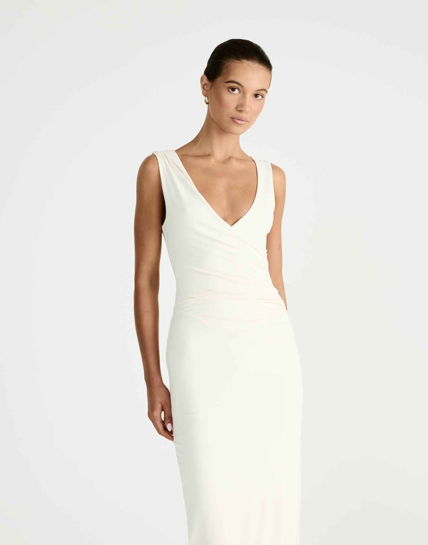 Cory Maxi Dress (Oat) - CHARCOAL Exclusive - - Women's Dress - Charcoal Clothing