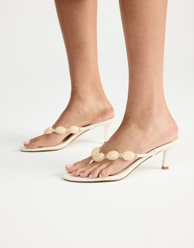 Gema Heels (Bone) - By Billini - - Women's Shoes - Charcoal Clothing