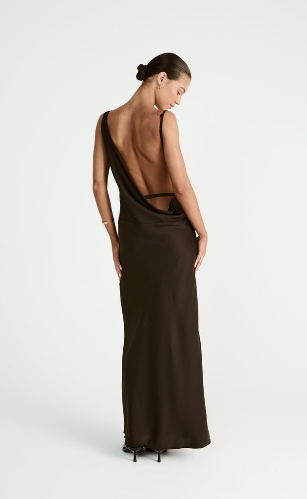 Adley Maxi Dress (Chocolate) | By CHARCOAL