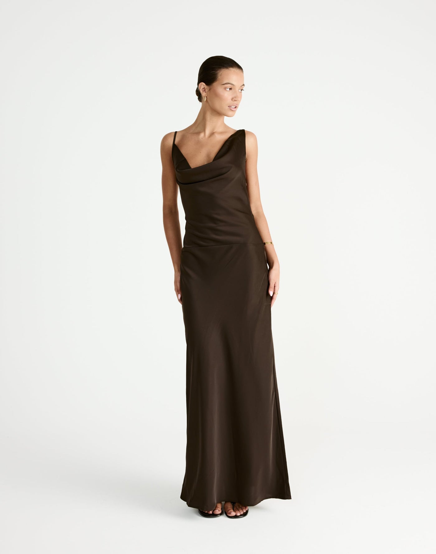 Adley Maxi Dress (Chocolate) | By CHARCOAL - - Women's Dress - Charcoal Clothing