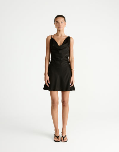 Adley Mini Dress (Black) | By CHARCOAL - - Women's Dress - Charcoal Clothing