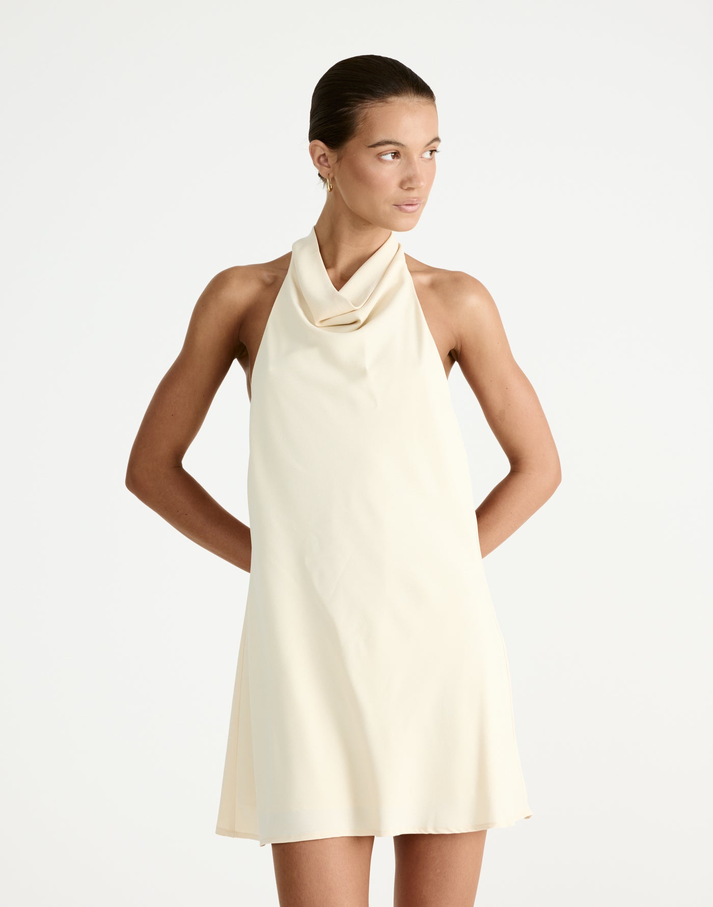 Flynn Mini Dress (Chocolate) - CHARCOAL Exclusive - - Women's Dress - Charcoal Clothing
