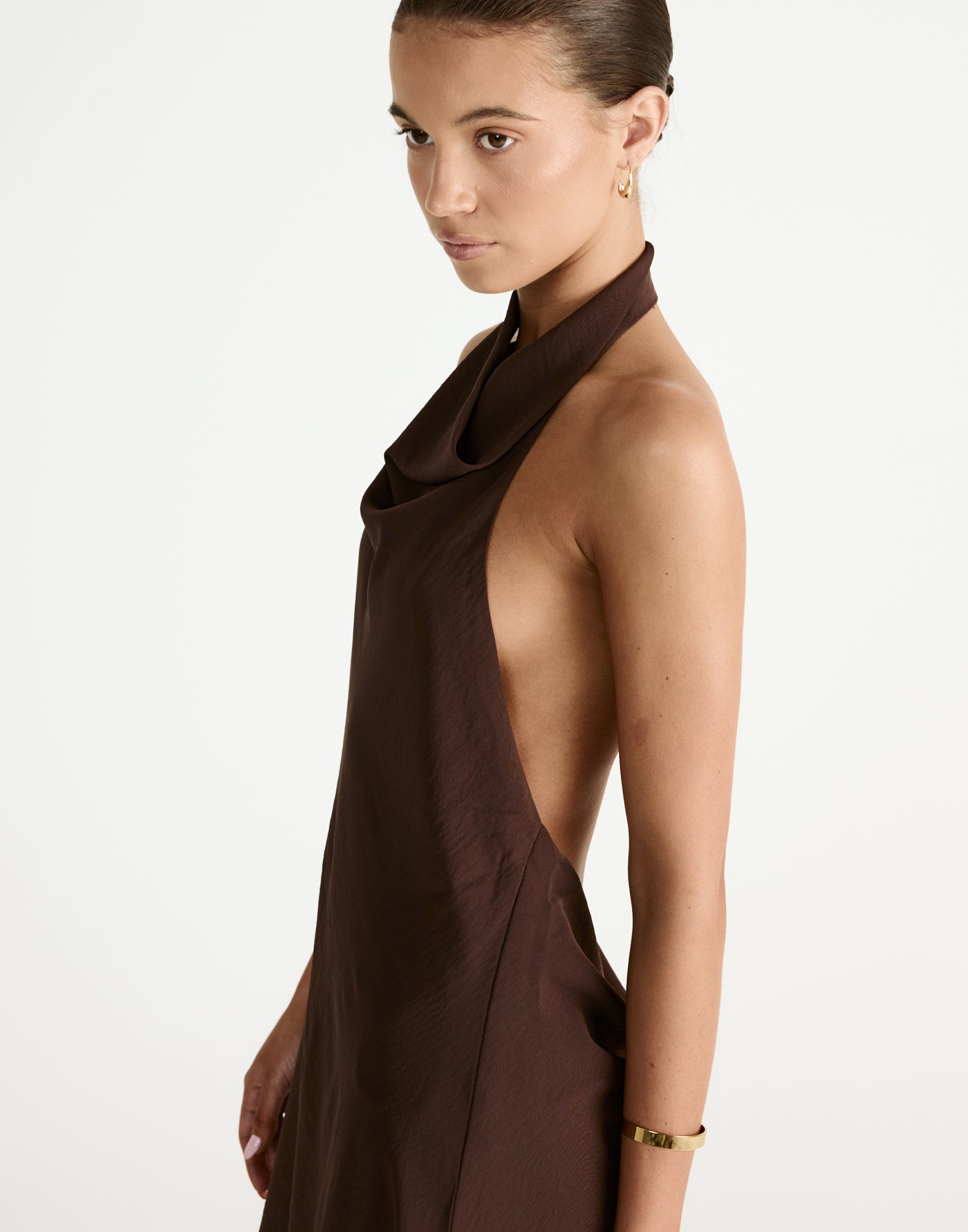 Flynn Mini Dress (Chocolate) - CHARCOAL Exclusive - - Women's Dress - Charcoal Clothing