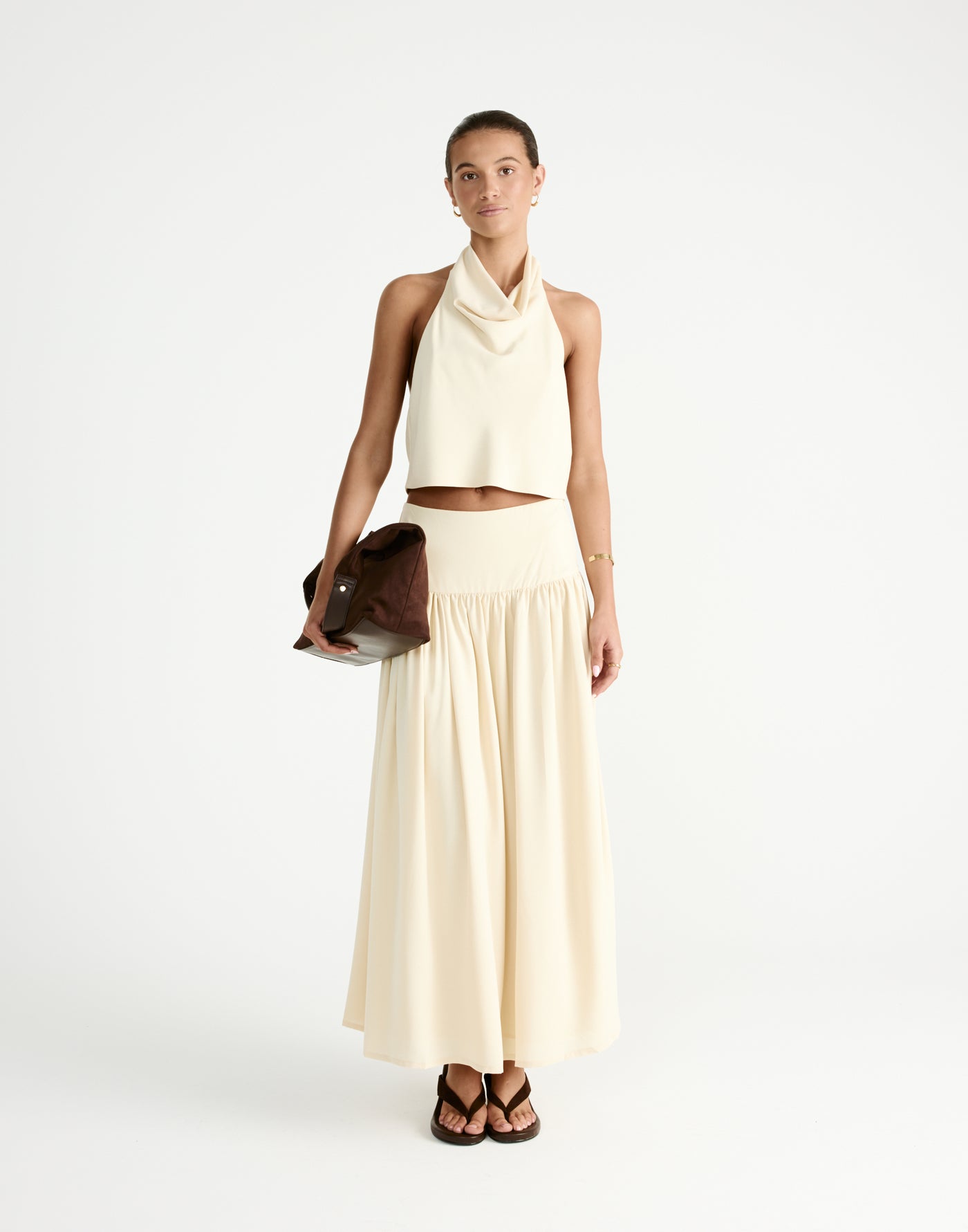 Flynn Maxi Skirt (Butter) - CHARCOAL Exclusive - - Women's Skirt - Charcoal Clothing