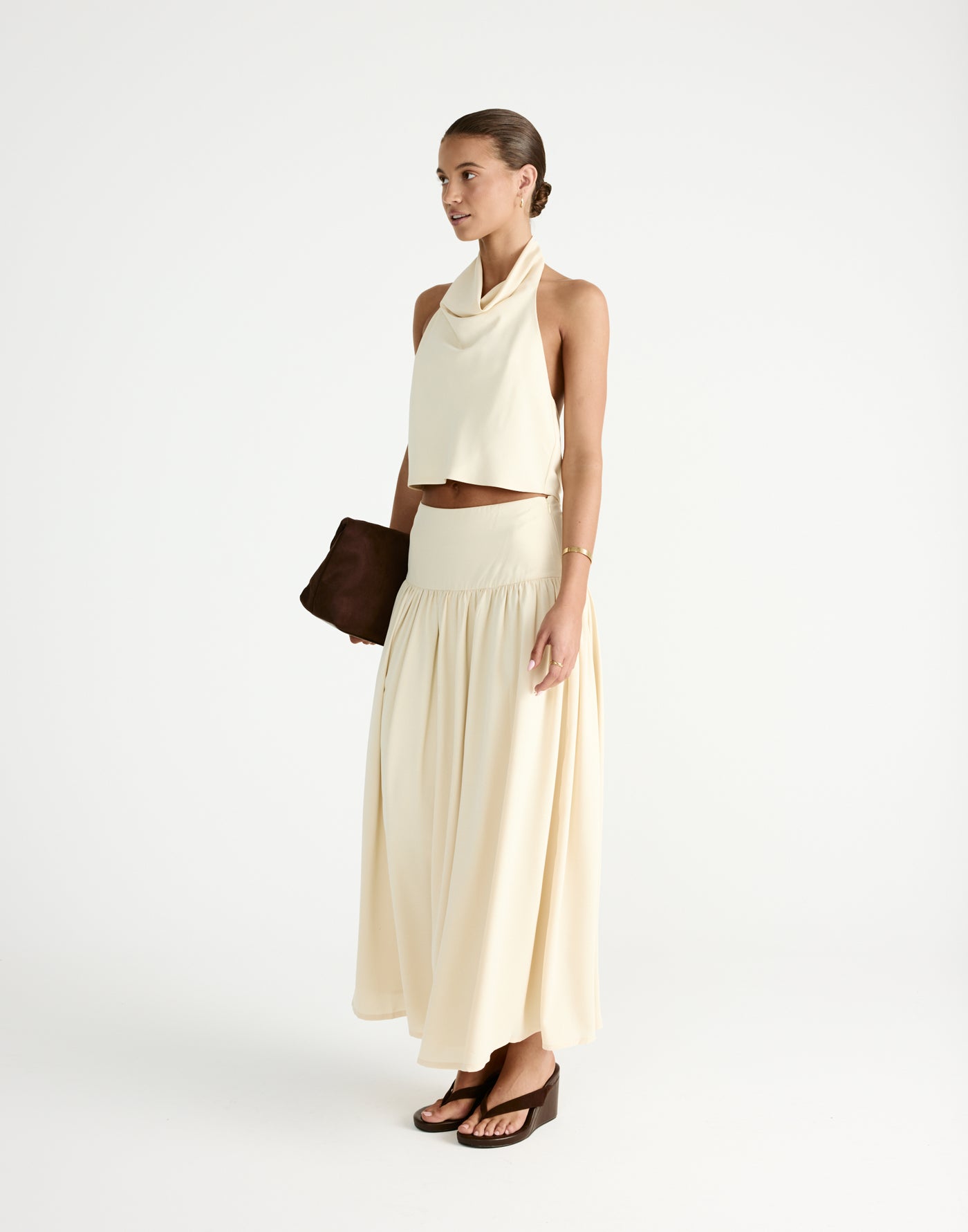 Flynn Maxi Skirt (Butter) - CHARCOAL Exclusive - - Women's Skirt - Charcoal Clothing