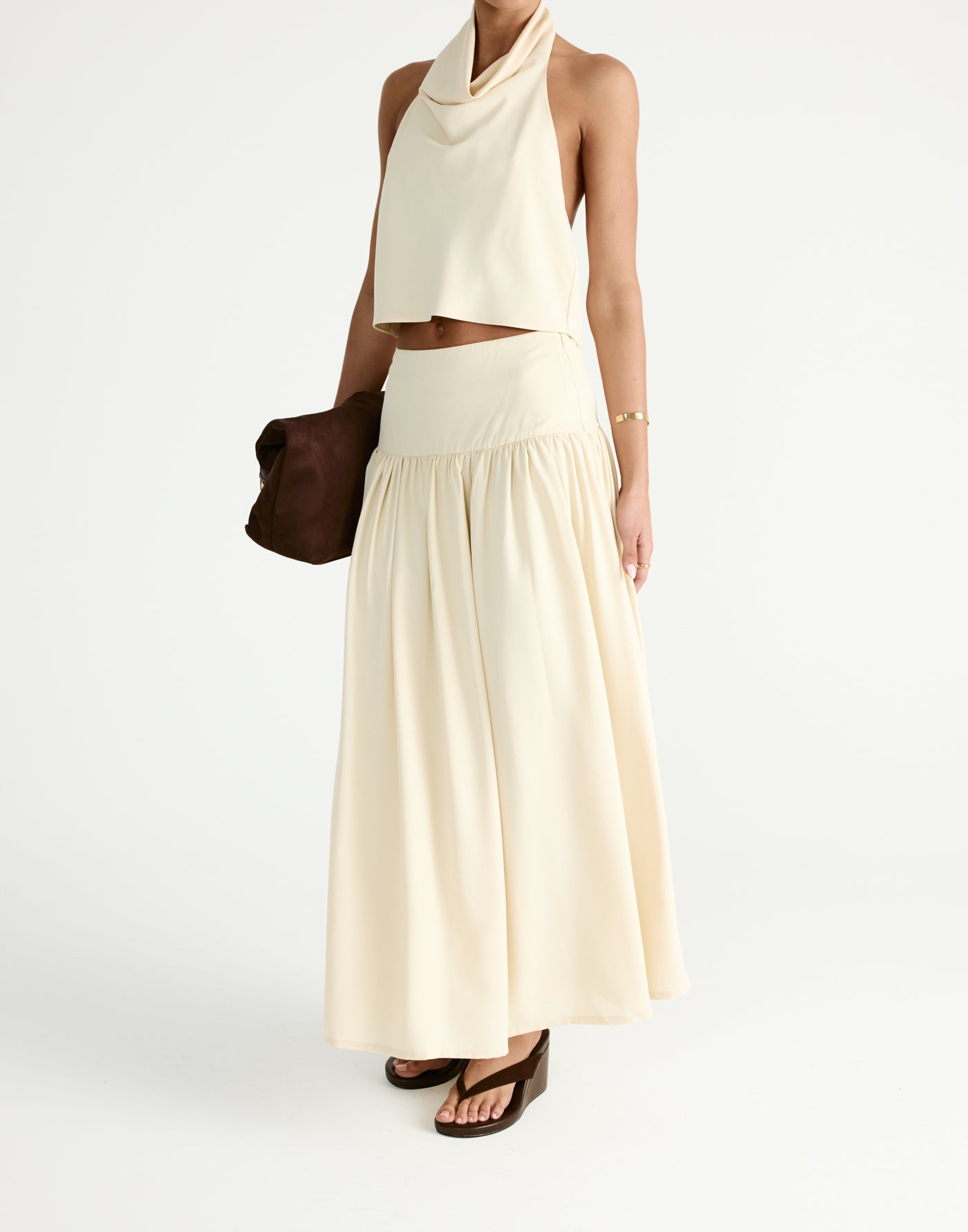 Flynn Maxi Skirt (Butter) - CHARCOAL Exclusive - - Women's Skirt - Charcoal Clothing