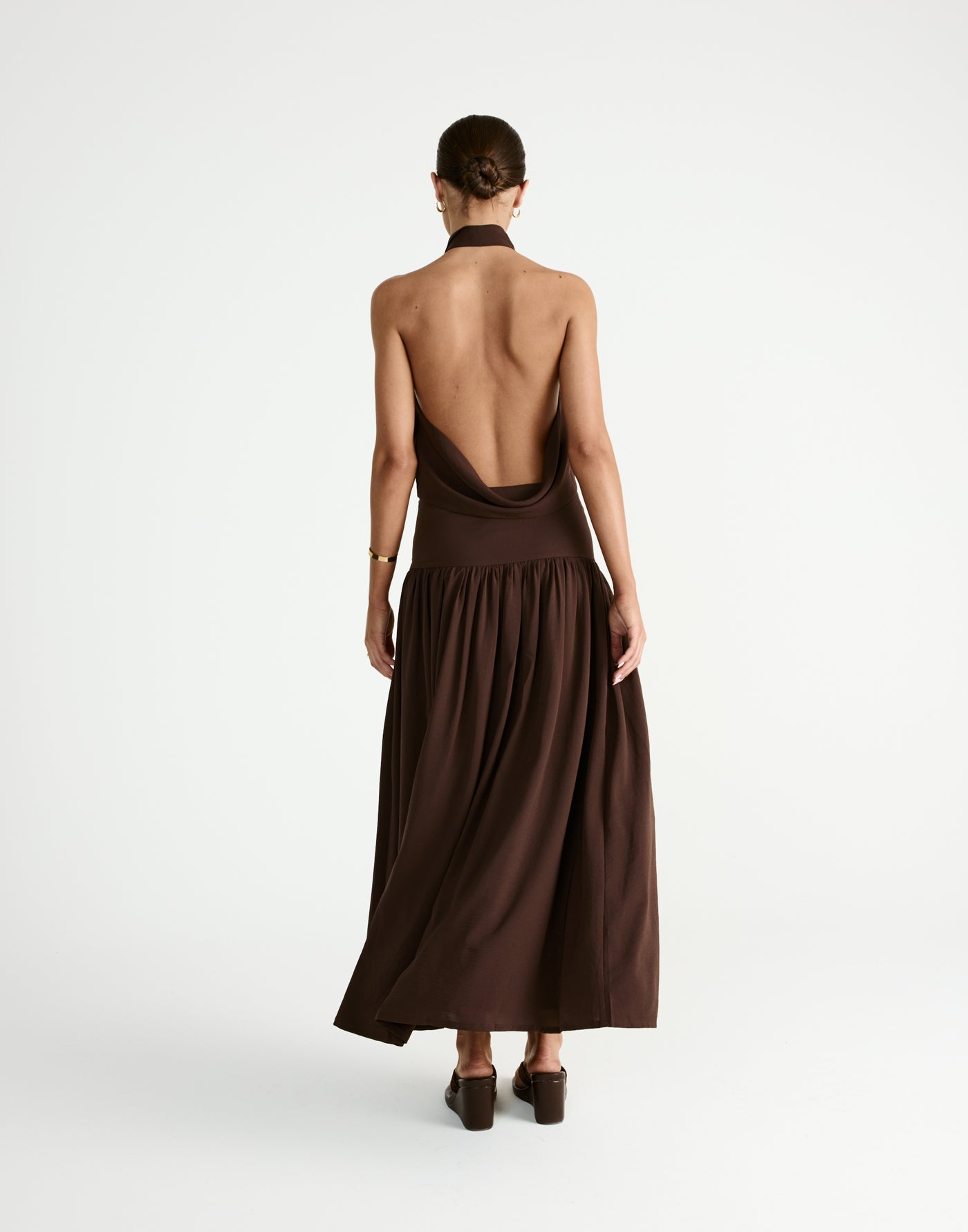 Flynn Maxi Skirt (Chocolate) | CHARCOAL Exclusive - - Women's Skirt - Charcoal Clothing