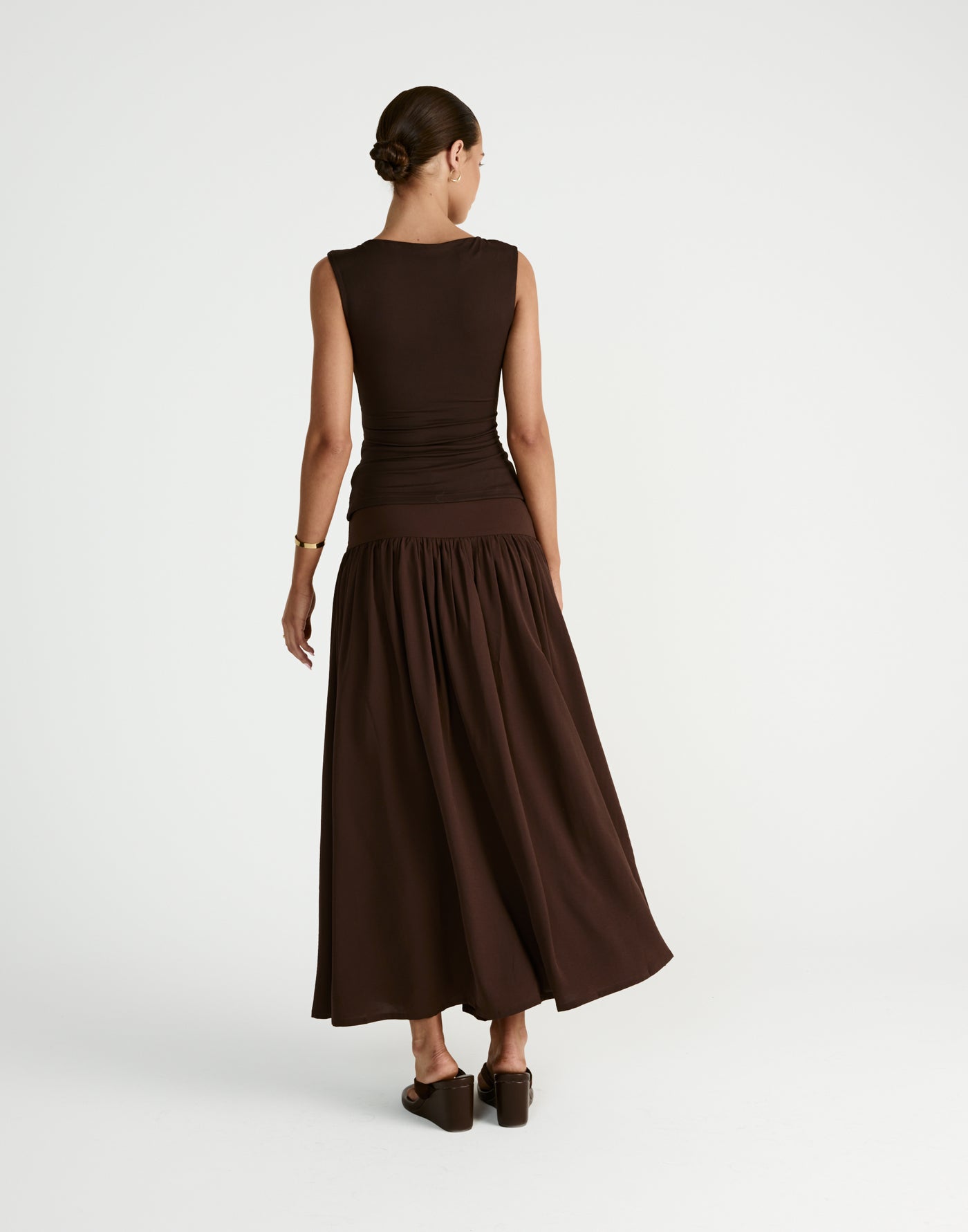 Cory Top (Chocolate) - CHARCOAL Exclusive - - Women's Top - Charcoal Clothing