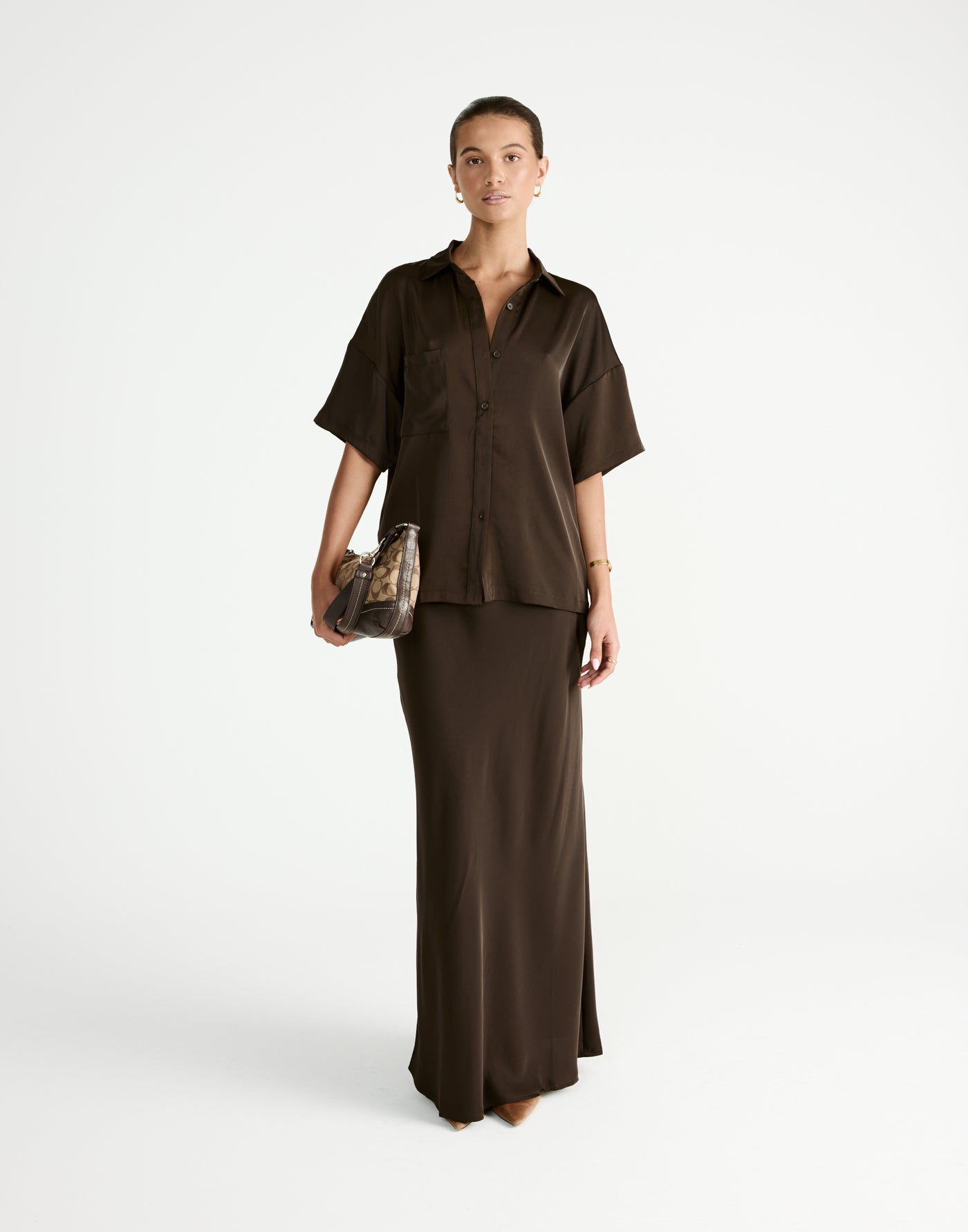 Morena Pants (Chocolate) | By CHARCOAL - - Women's Pants - Charcoal Clothing