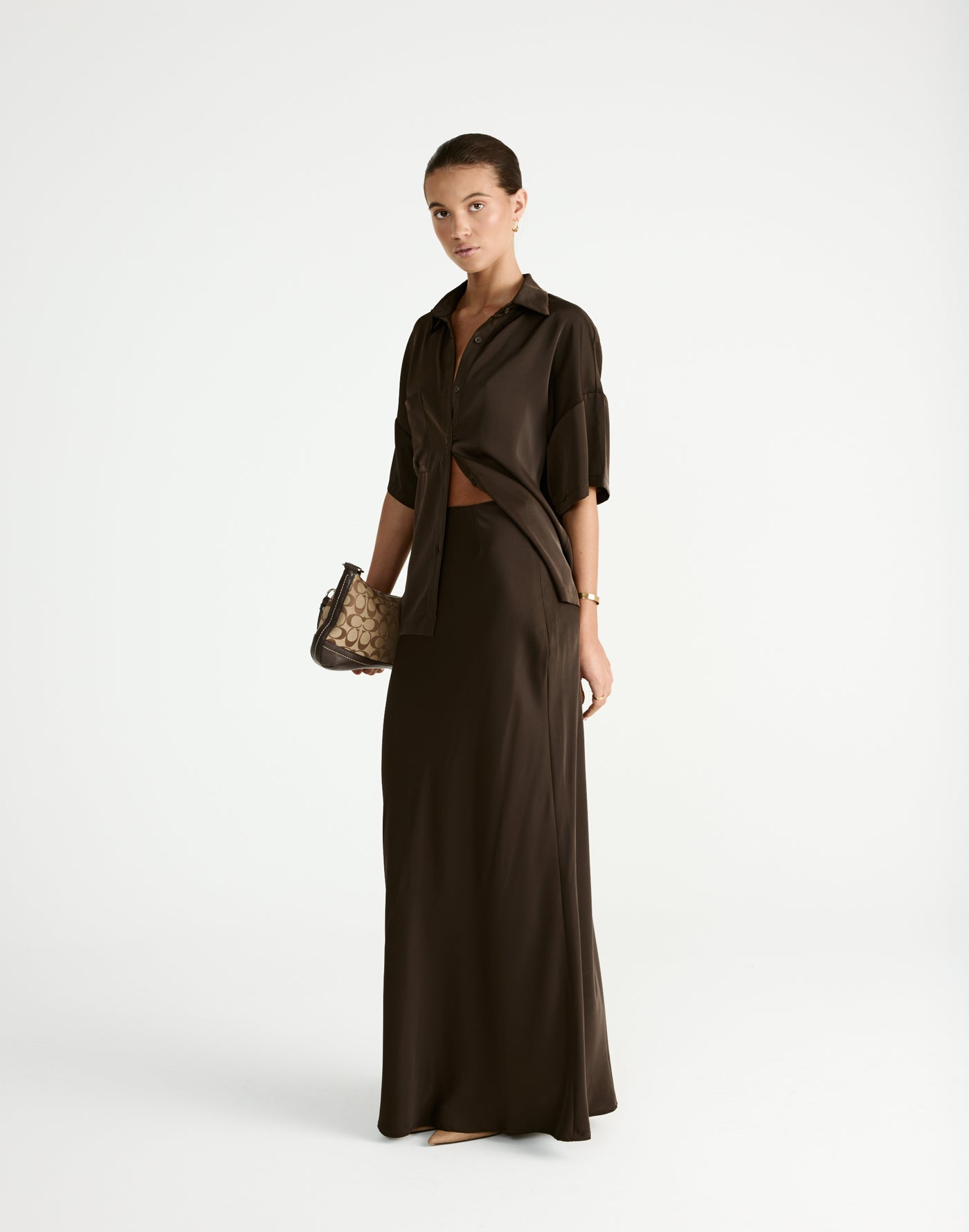 Morena Pants (Chocolate) | By CHARCOAL - - Women's Pants - Charcoal Clothing