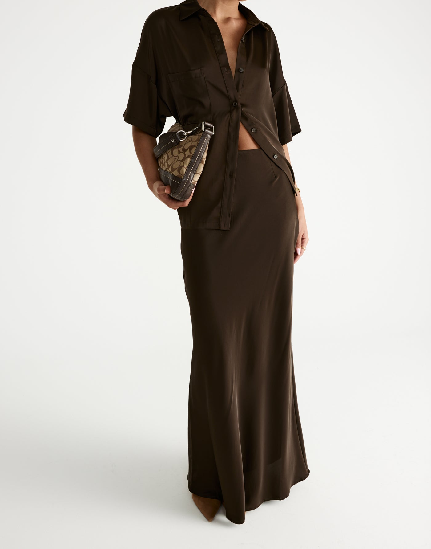 Morena Pants (Chocolate) | By CHARCOAL - - Women's Pants - Charcoal Clothing