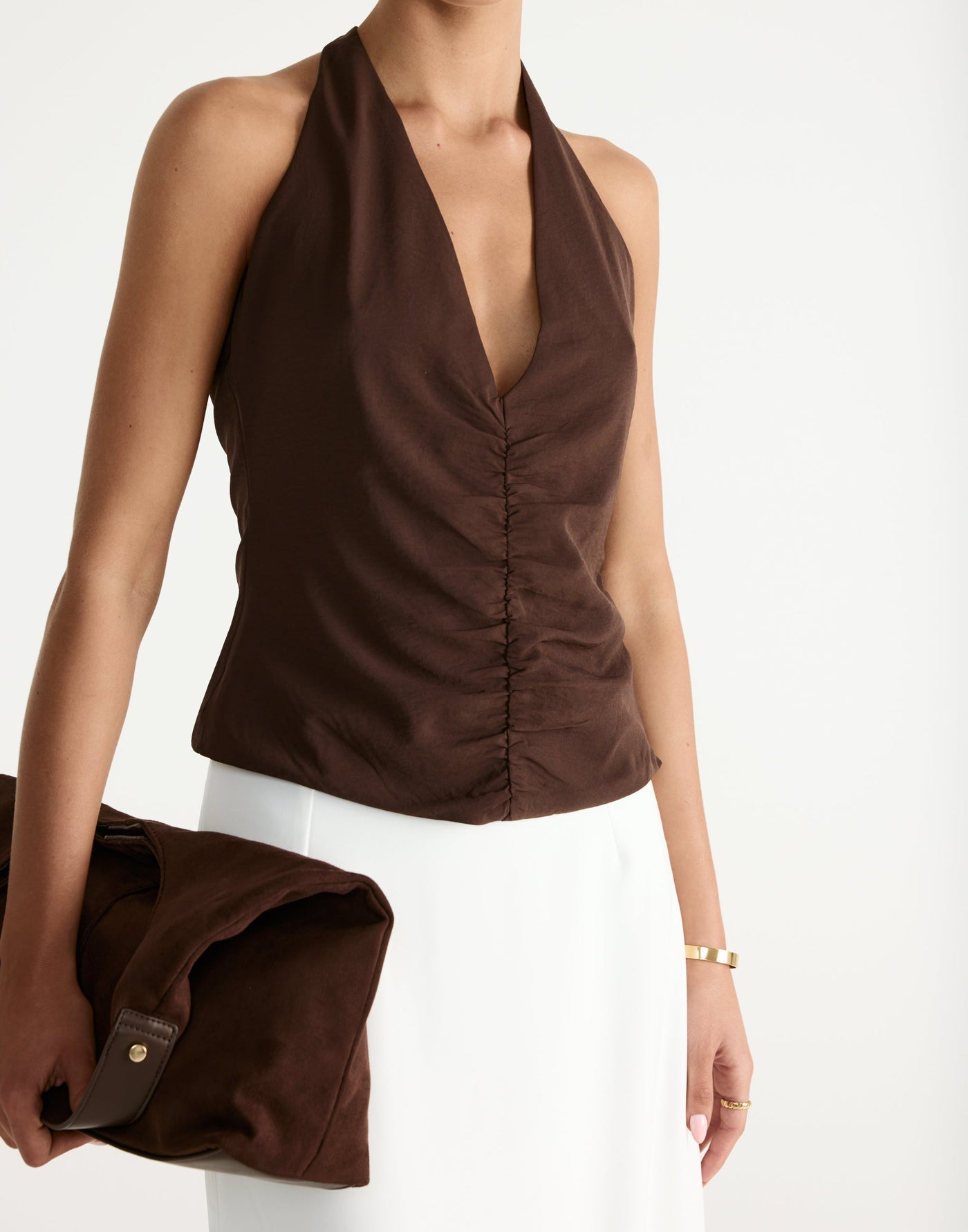 Shai Top (Chocolate) | CHARCOAL Exclusive - - Women's Top - Charcoal Clothing