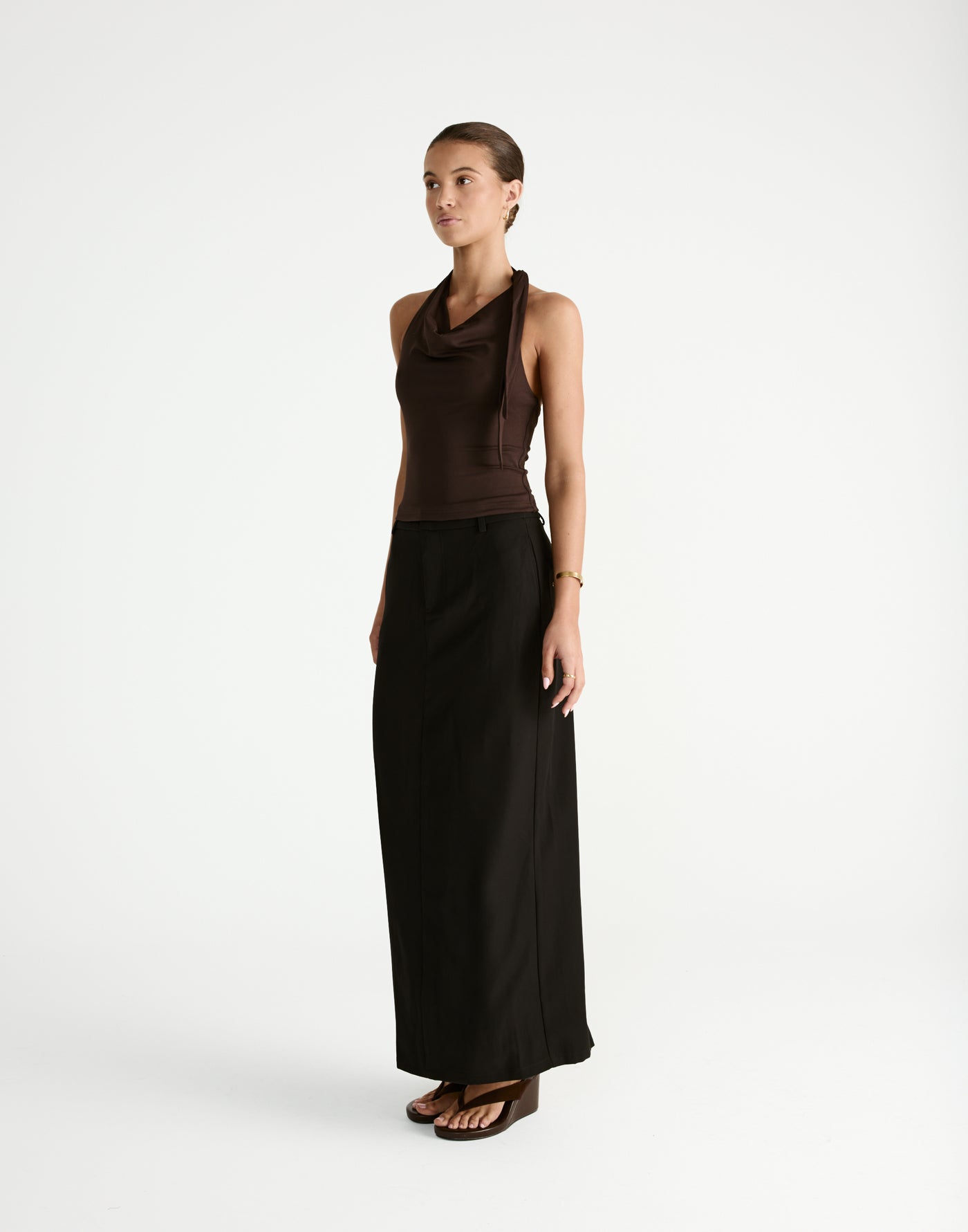 Jairo Top (Chocolate) - CHARCOAL Exclusive - - Women's Top - Charcoal Clothing