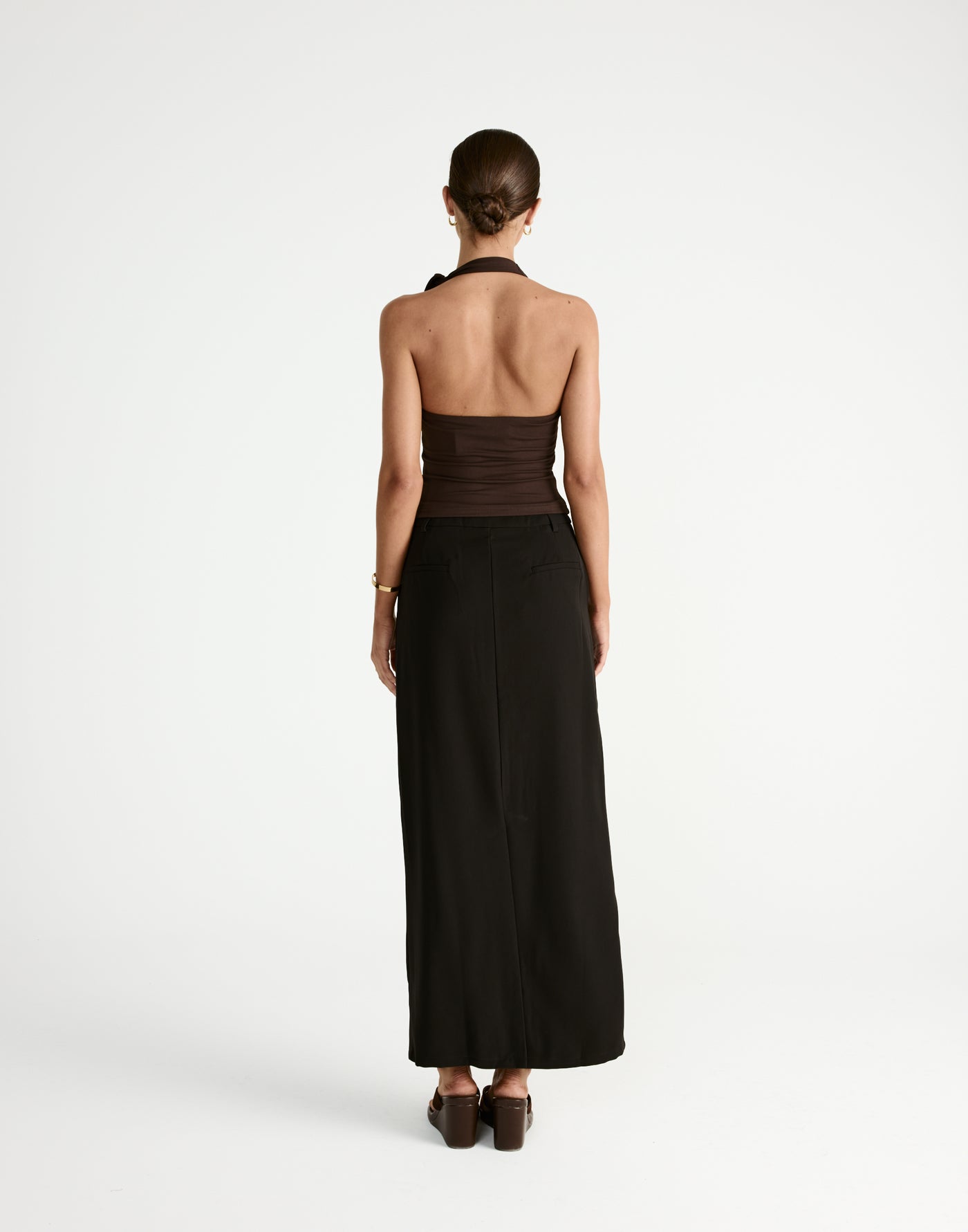 Jairo Top (Chocolate) - CHARCOAL Exclusive - - Women's Top - Charcoal Clothing