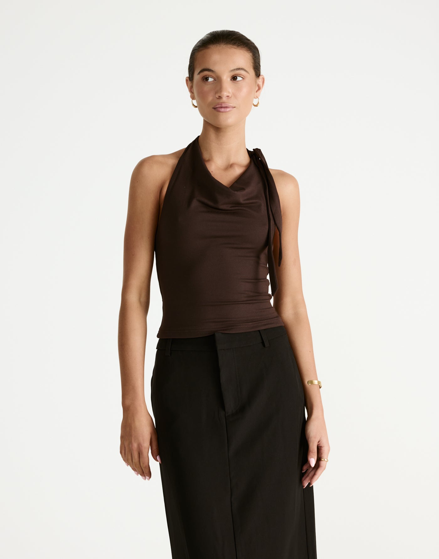 Jairo Top (Chocolate) - CHARCOAL Exclusive - - Women's Top - Charcoal Clothing