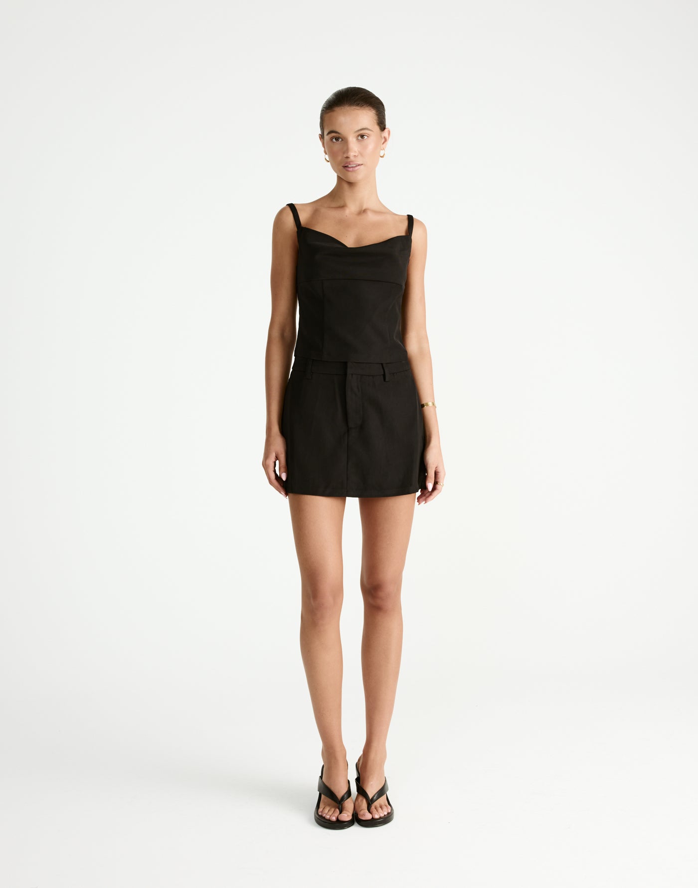 Roshan Mini Skirt (Black) | By CHARCOAL - - Women's Skirt - Charcoal Clothing