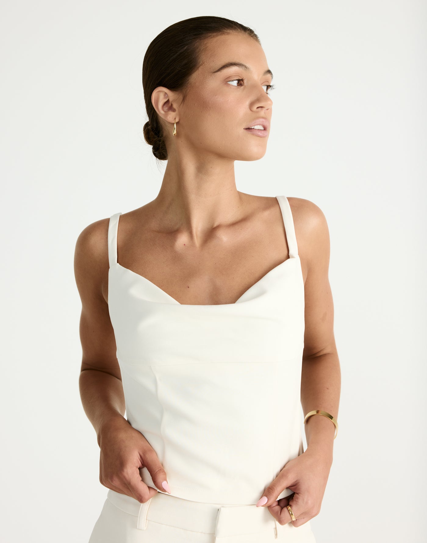 Roshan Top (Oat) | By CHARCOAL - - Women's Top - Charcoal Clothing