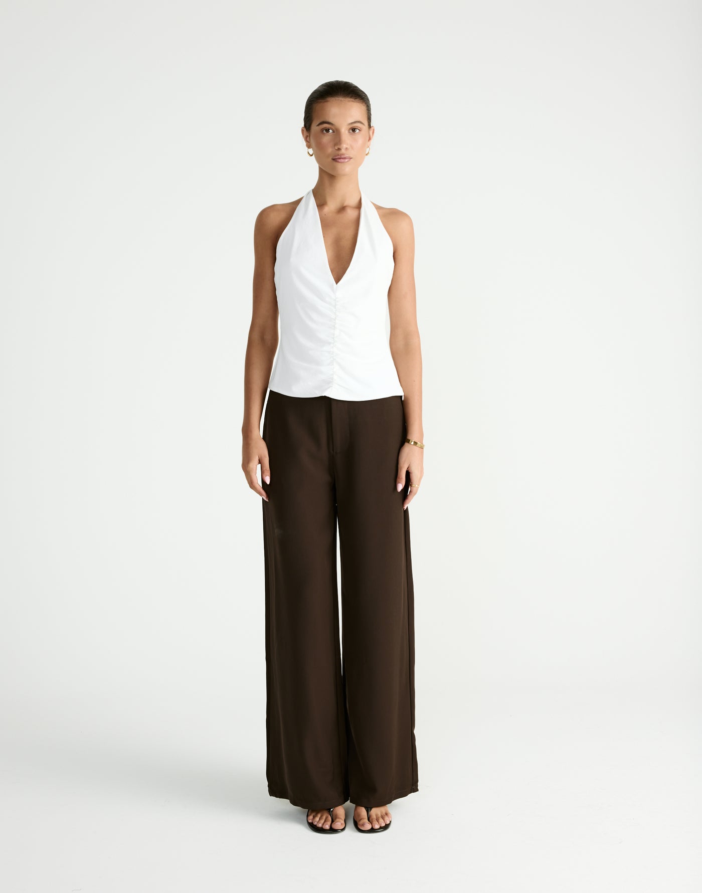 Darby Pants (Chocolate) | By CHARCOAL - - Women's Pants - Charcoal Clothing