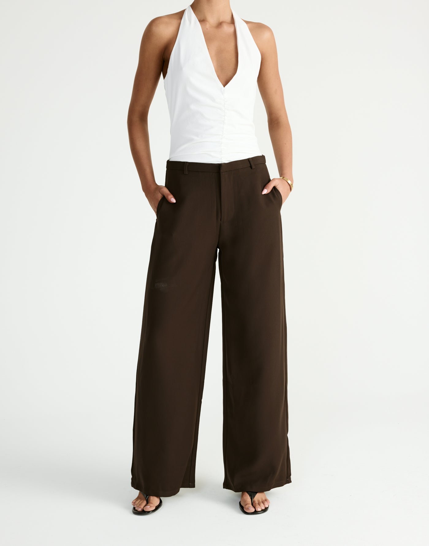 Darby Pants (Chocolate) | By CHARCOAL - - Women's Pants - Charcoal Clothing
