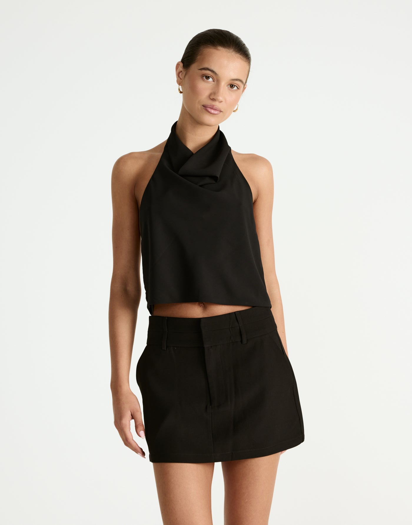 Aster Mini Skirt (Black) | By CHARCOAL - - Women's Pants - Charcoal Clothing