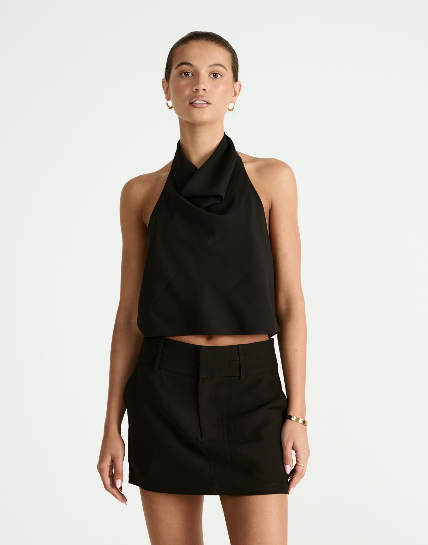 Aster Mini Skirt (Black) | By CHARCOAL - - Women's Pants - Charcoal Clothing