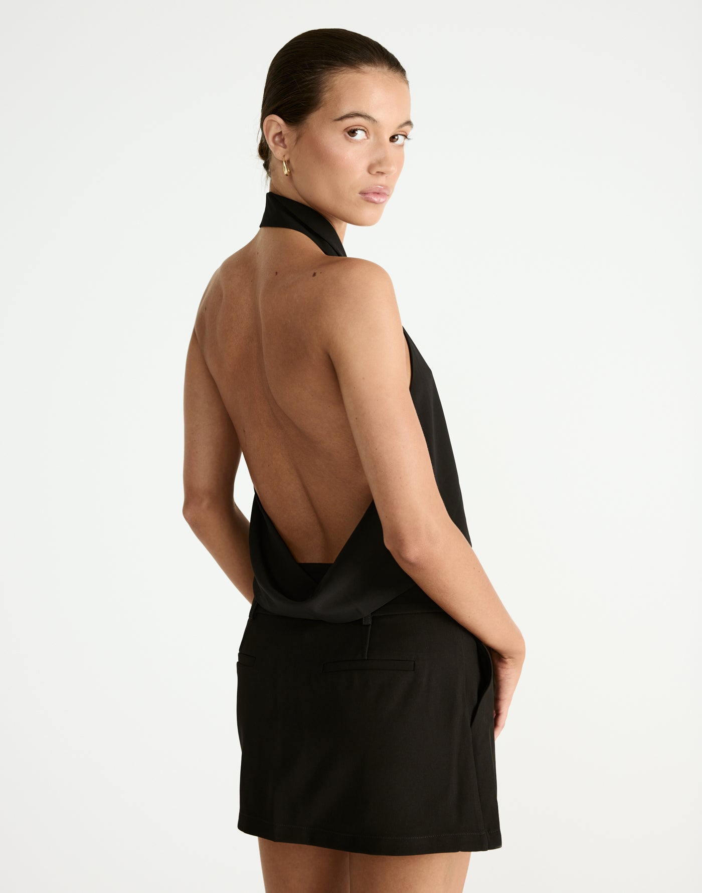 Aster Mini Skirt (Black) | By CHARCOAL - - Women's Pants - Charcoal Clothing