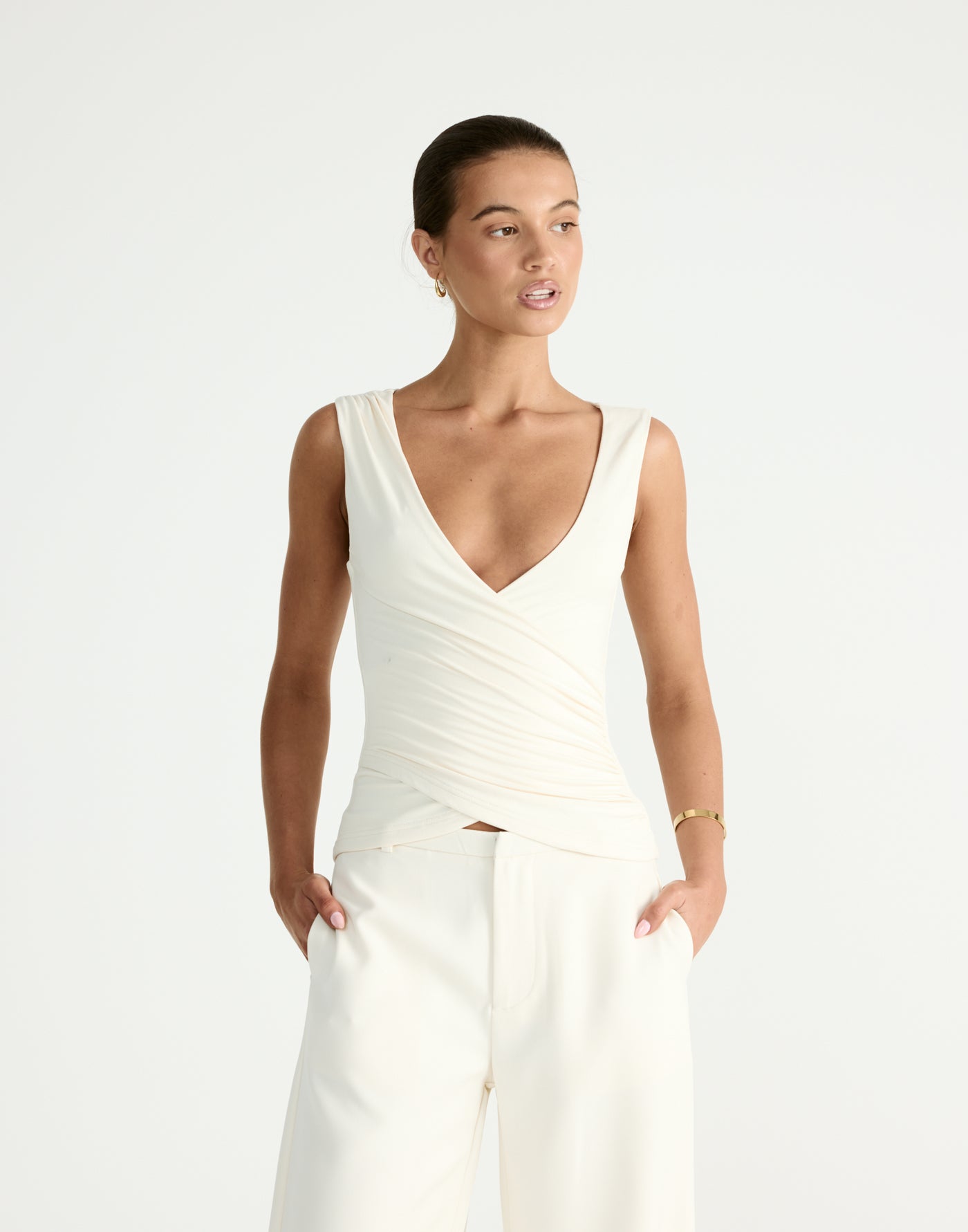 Cory Top (Oat) - CHARCOAL Exclusive - - Women's Top - Charcoal Clothing