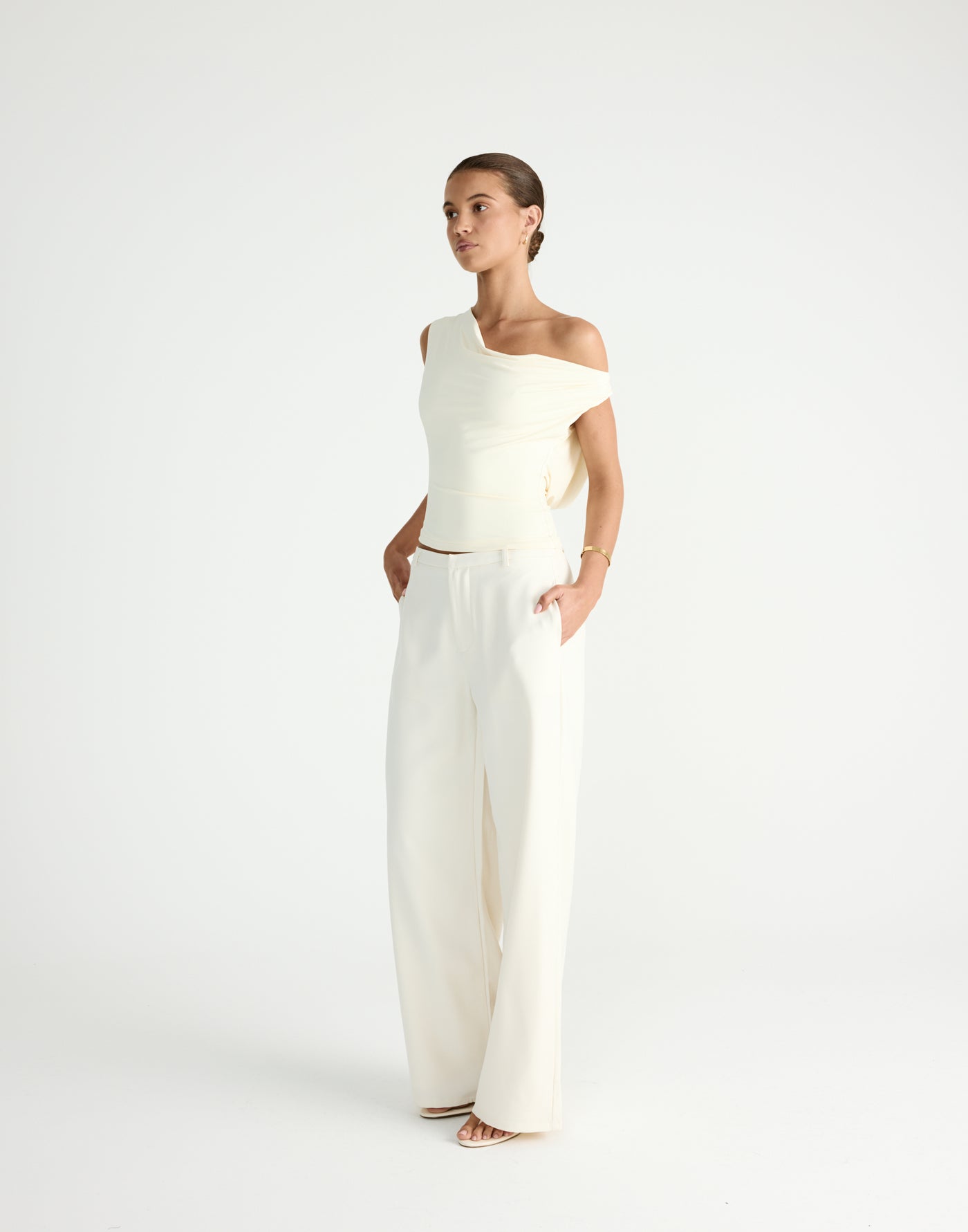 Darby Pants (Oat) | By CHARCOAL - - Women's Pants - Charcoal Clothing