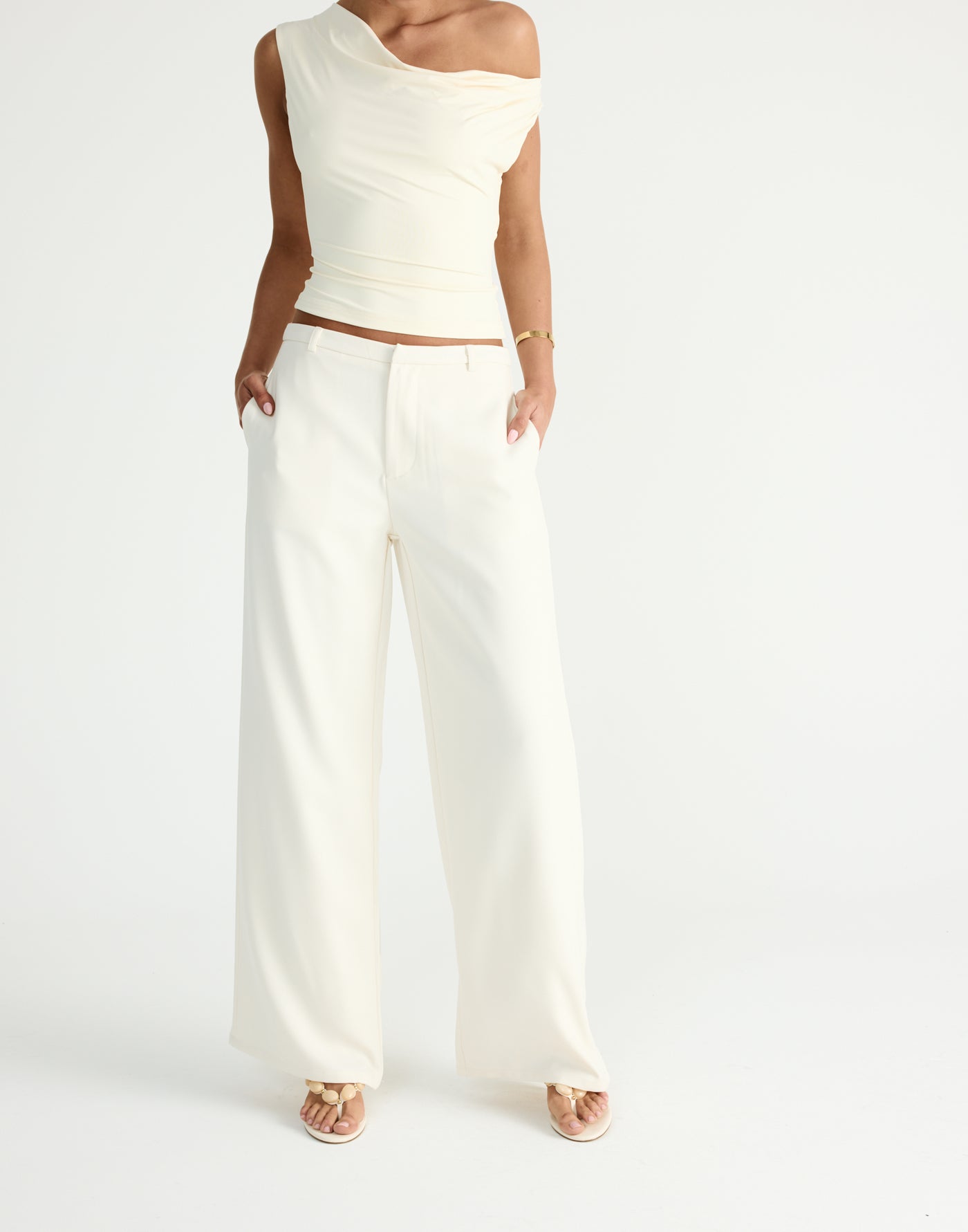 Darby Pants (Oat) | By CHARCOAL - - Women's Pants - Charcoal Clothing