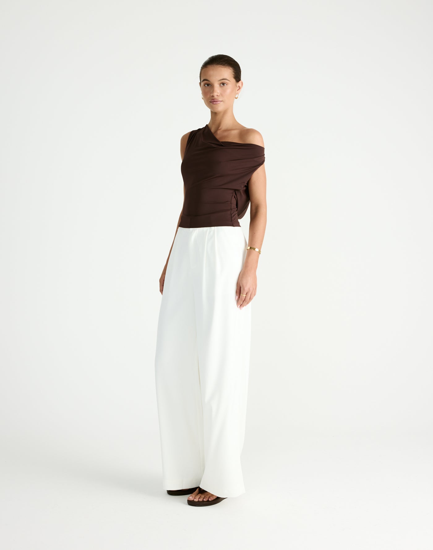 Granger Top (Chocolate) - CHARCOAL Exclusive - - Women's Top - Charcoal Clothing
