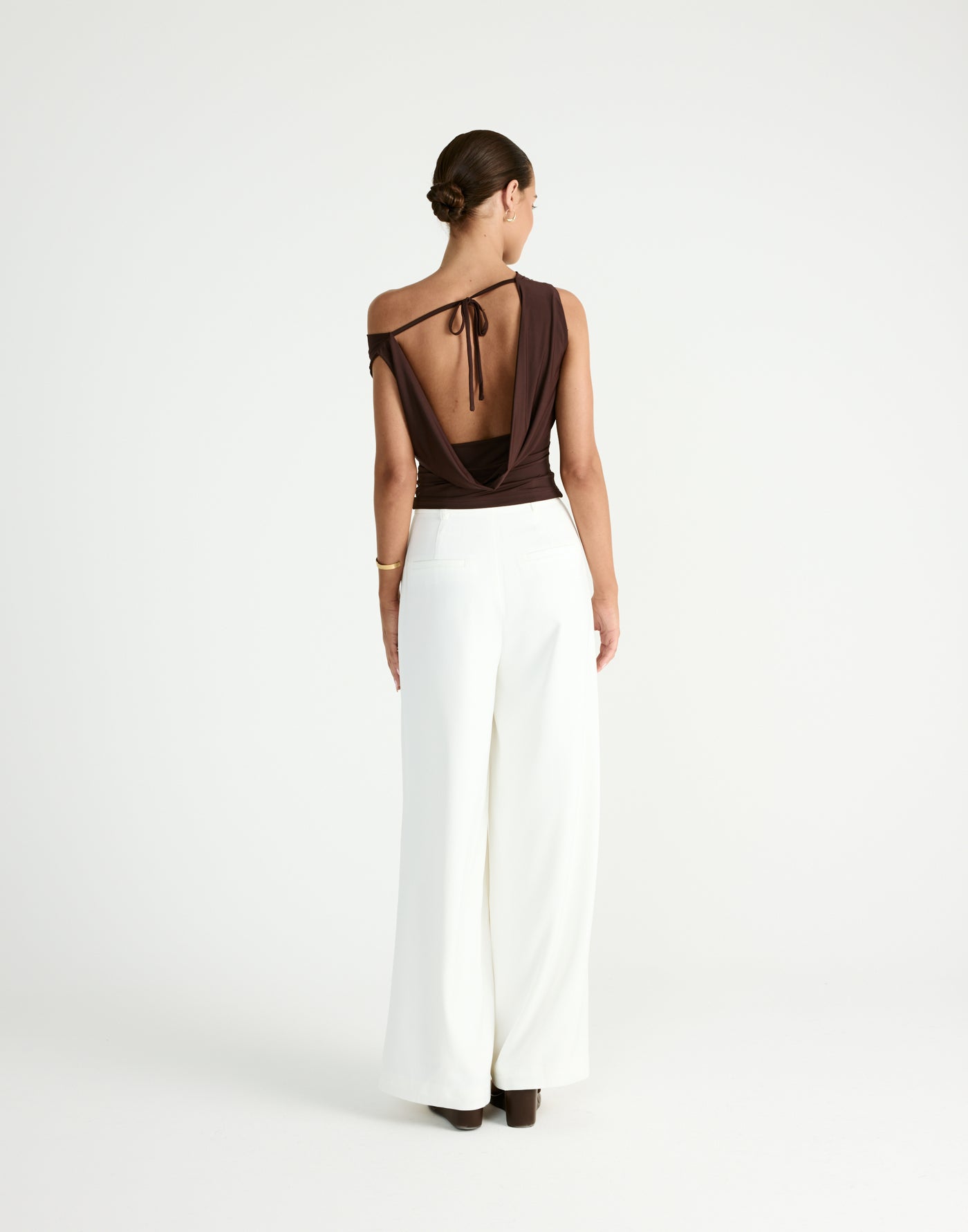 Granger Top (Chocolate) - CHARCOAL Exclusive - - Women's Top - Charcoal Clothing