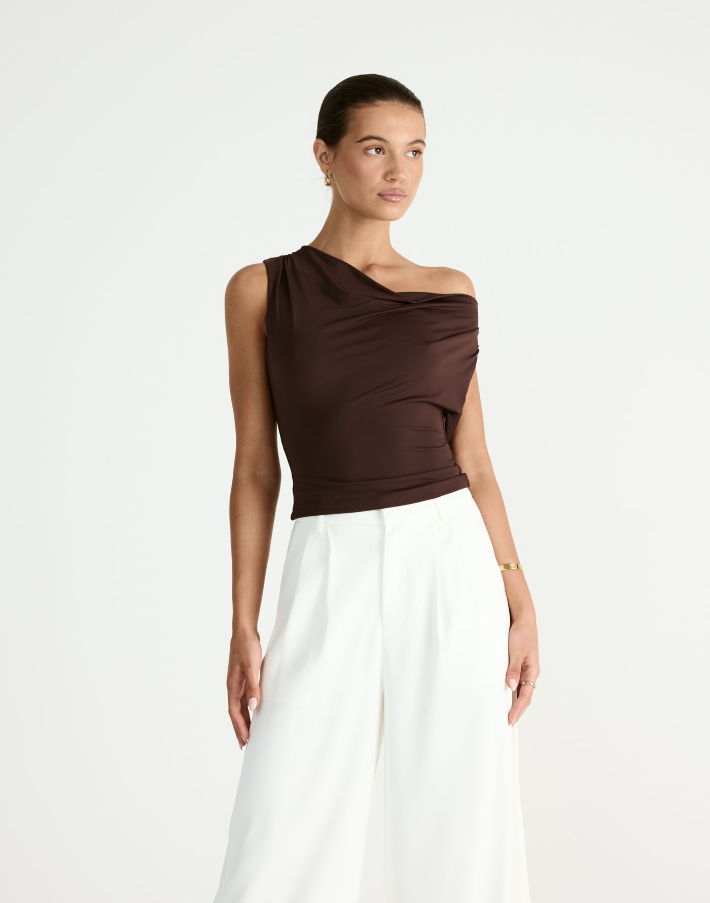 Granger Top (Chocolate) - CHARCOAL Exclusive - - Women's Top - Charcoal Clothing
