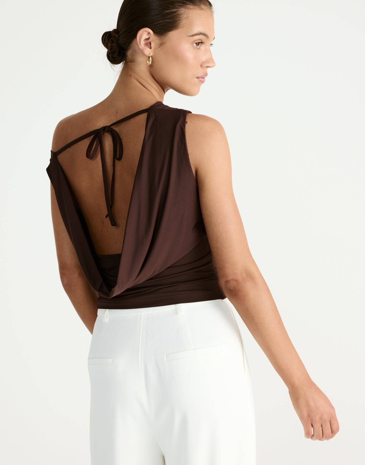 Granger Top (Chocolate) - CHARCOAL Exclusive - - Women's Top - Charcoal Clothing
