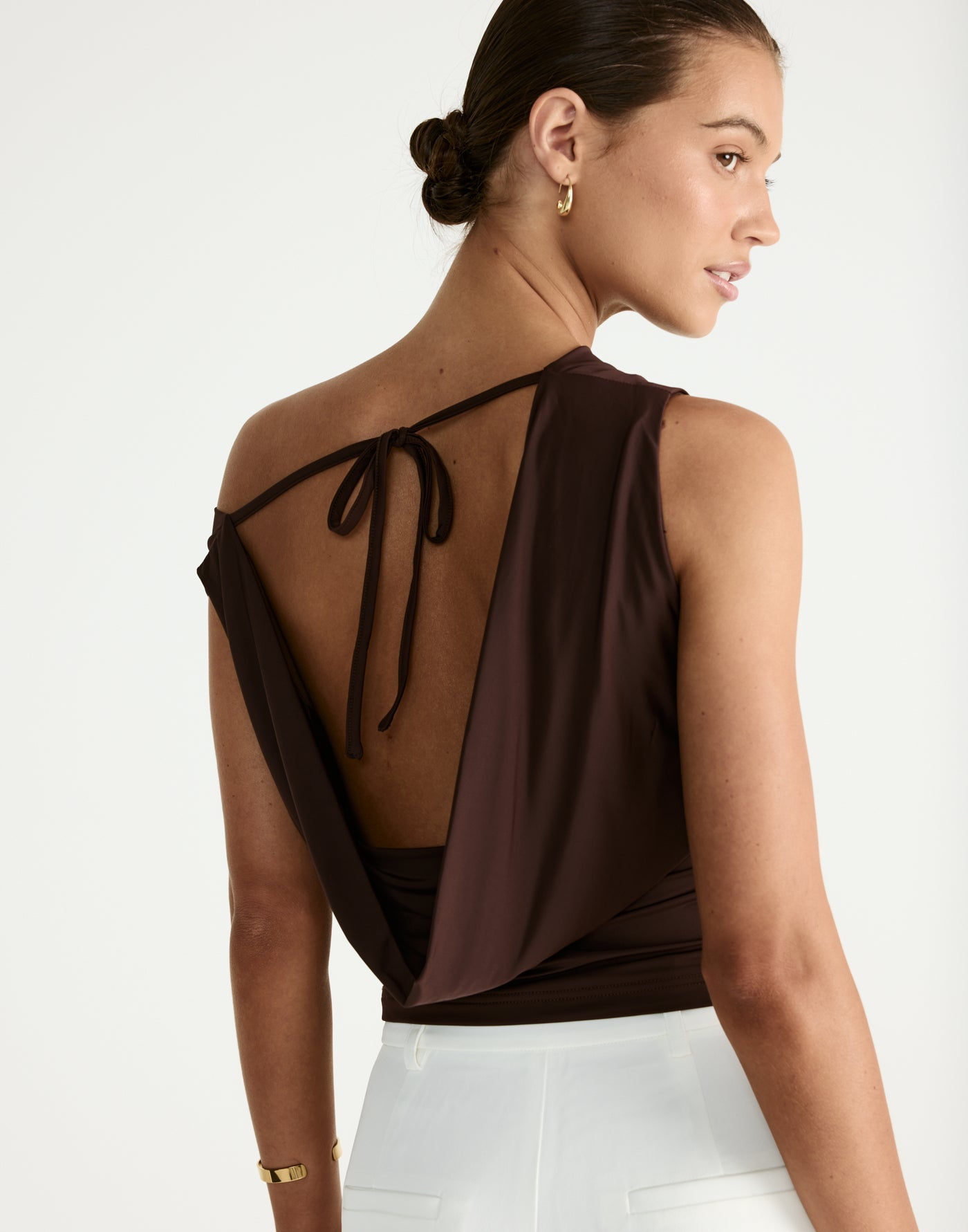 Granger Top (Chocolate) - CHARCOAL Exclusive - - Women's Top - Charcoal Clothing