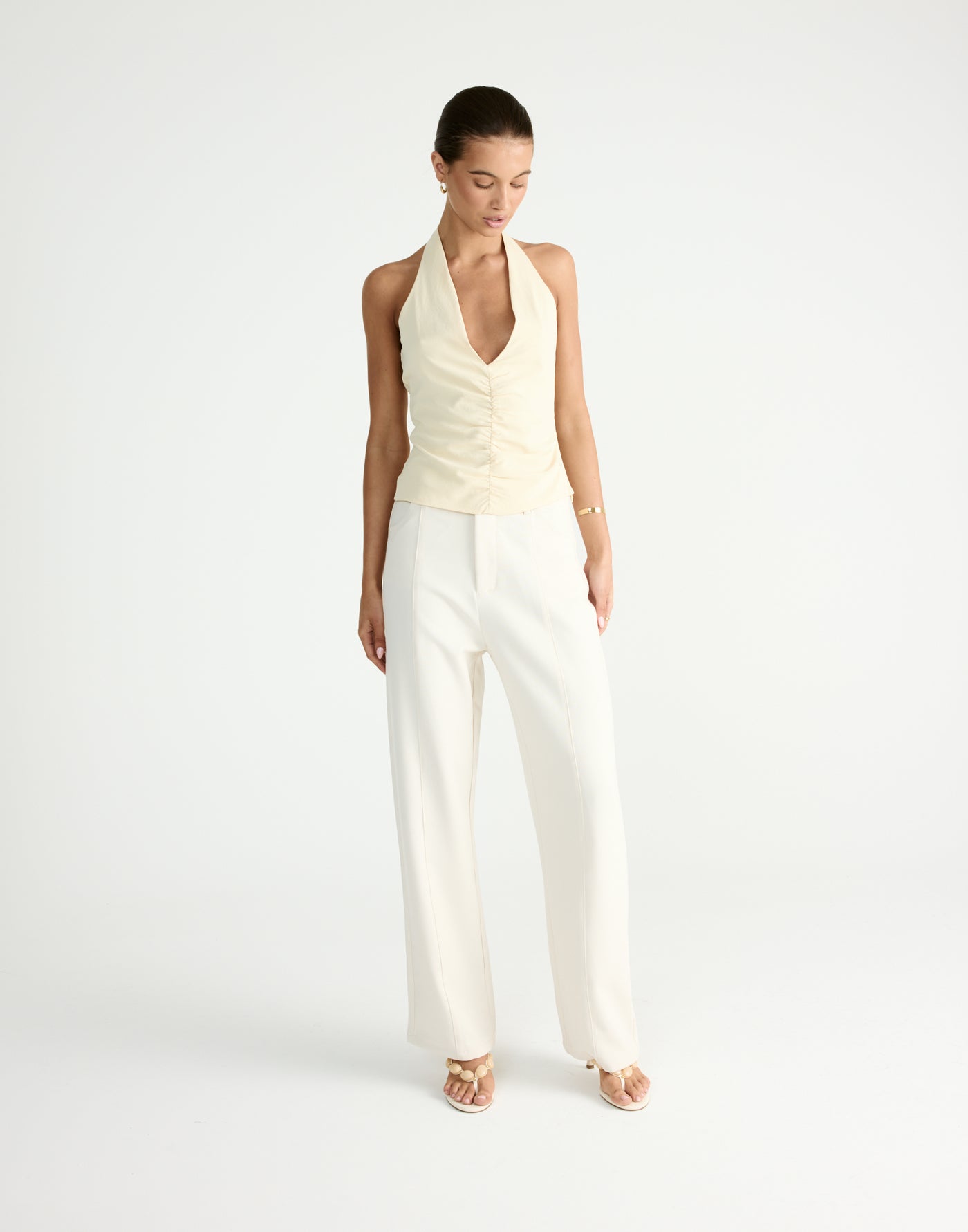 Keane Pants (Oat) | By CHARCOAL - - Women's Pants - Charcoal Clothing