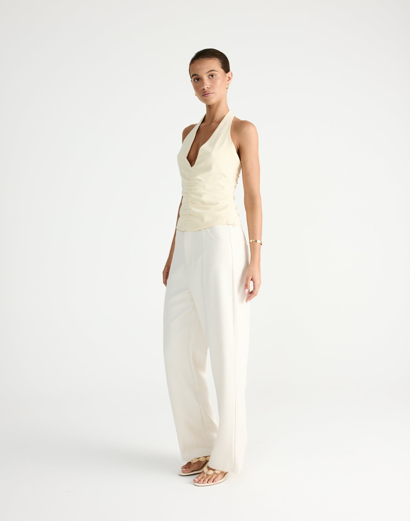 Keane Pants (Oat) | By CHARCOAL - - Women's Pants - Charcoal Clothing