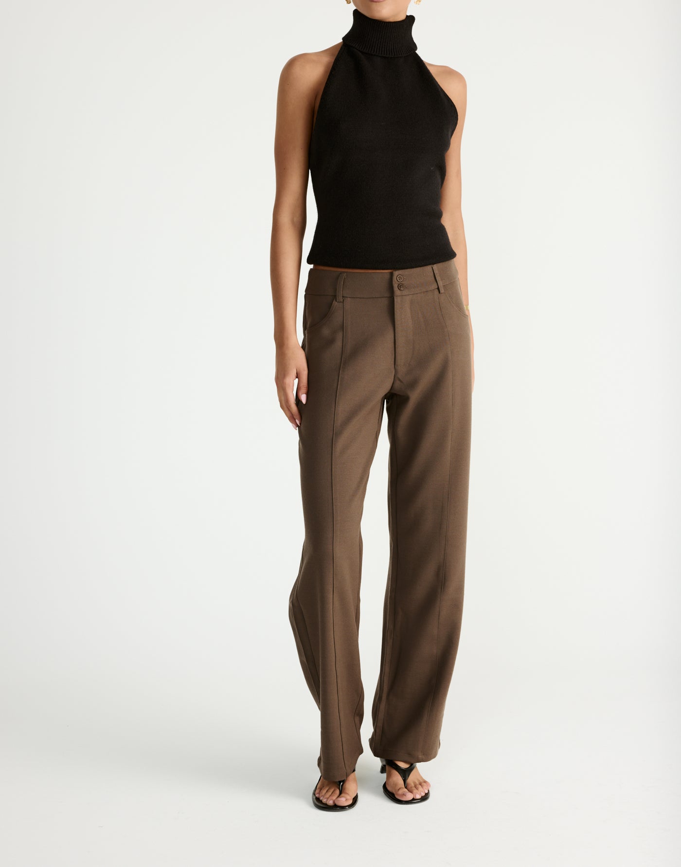 Idris Pants (Chocolate) | By CHARCOAL - - Women's Pants - Charcoal Clothing